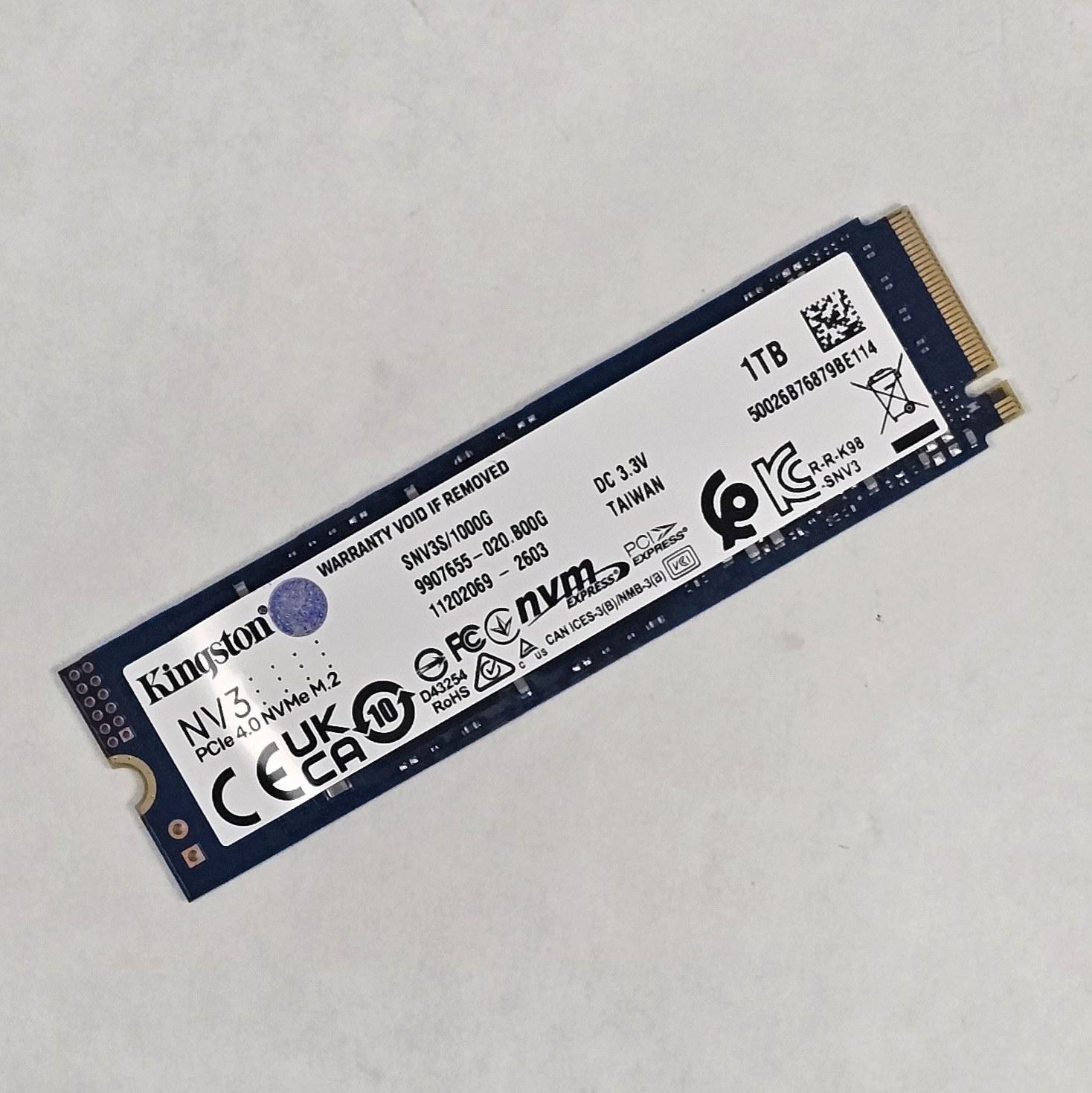 1TB NVMe M.2 SSD Kingston NV3 Gen4