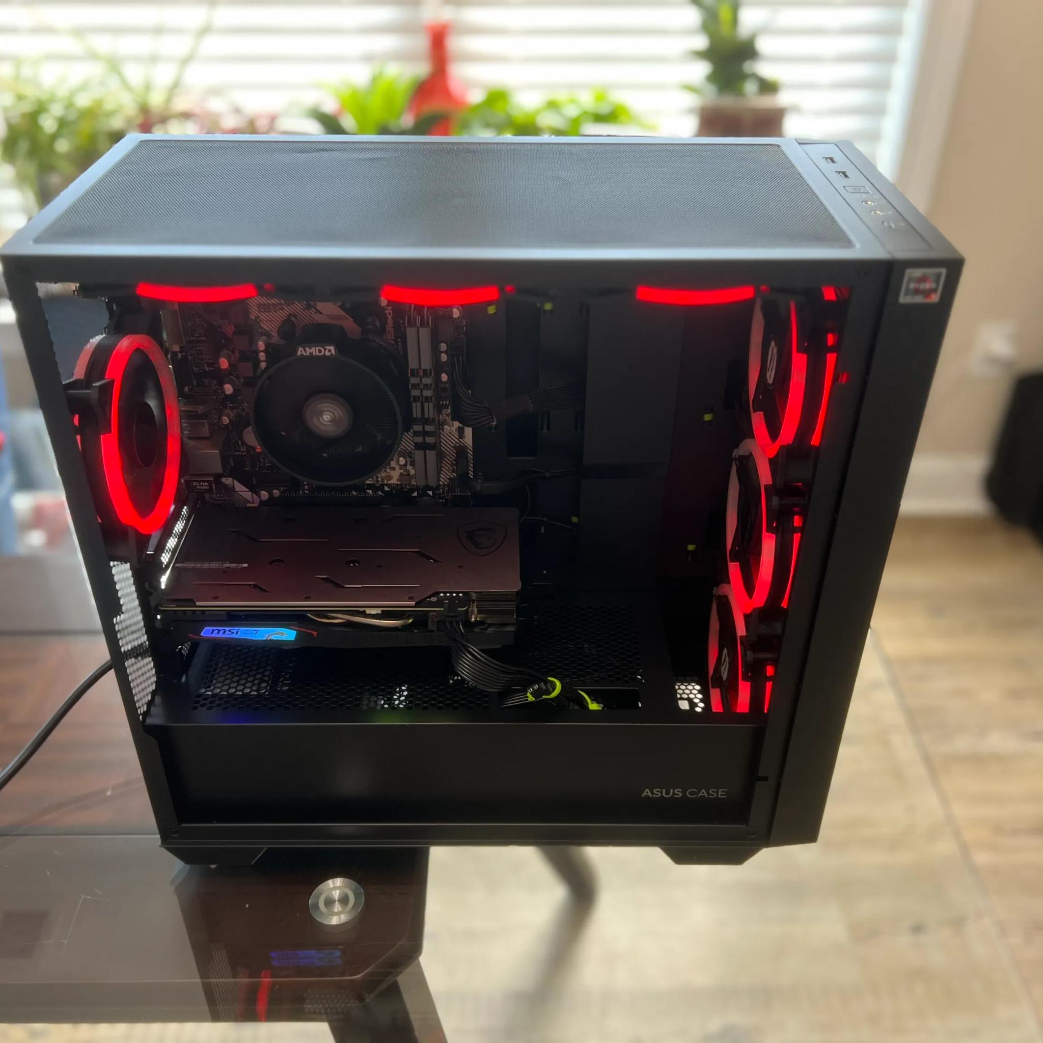 GTX 1660 | Ryzen 5 3600 | 16GB DDR4 | 120GB SSD | Asus Micro ATX Case | B450M | RGB Gaming PC 1080P
