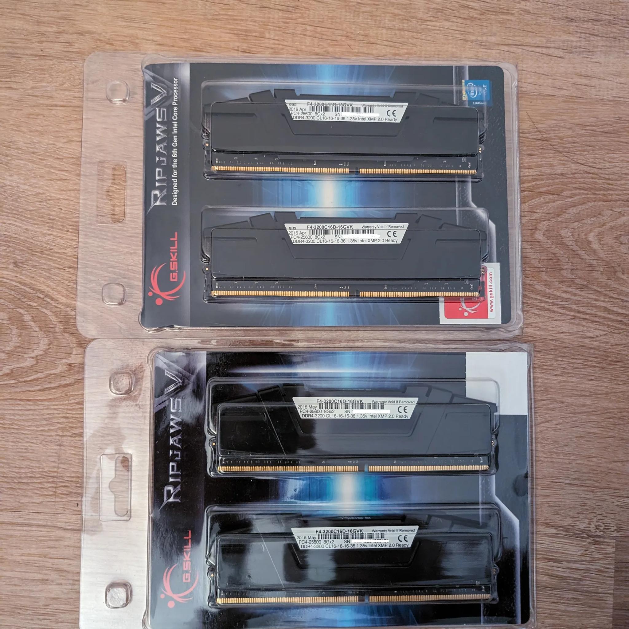 2x2 GSkill DDR4 3200