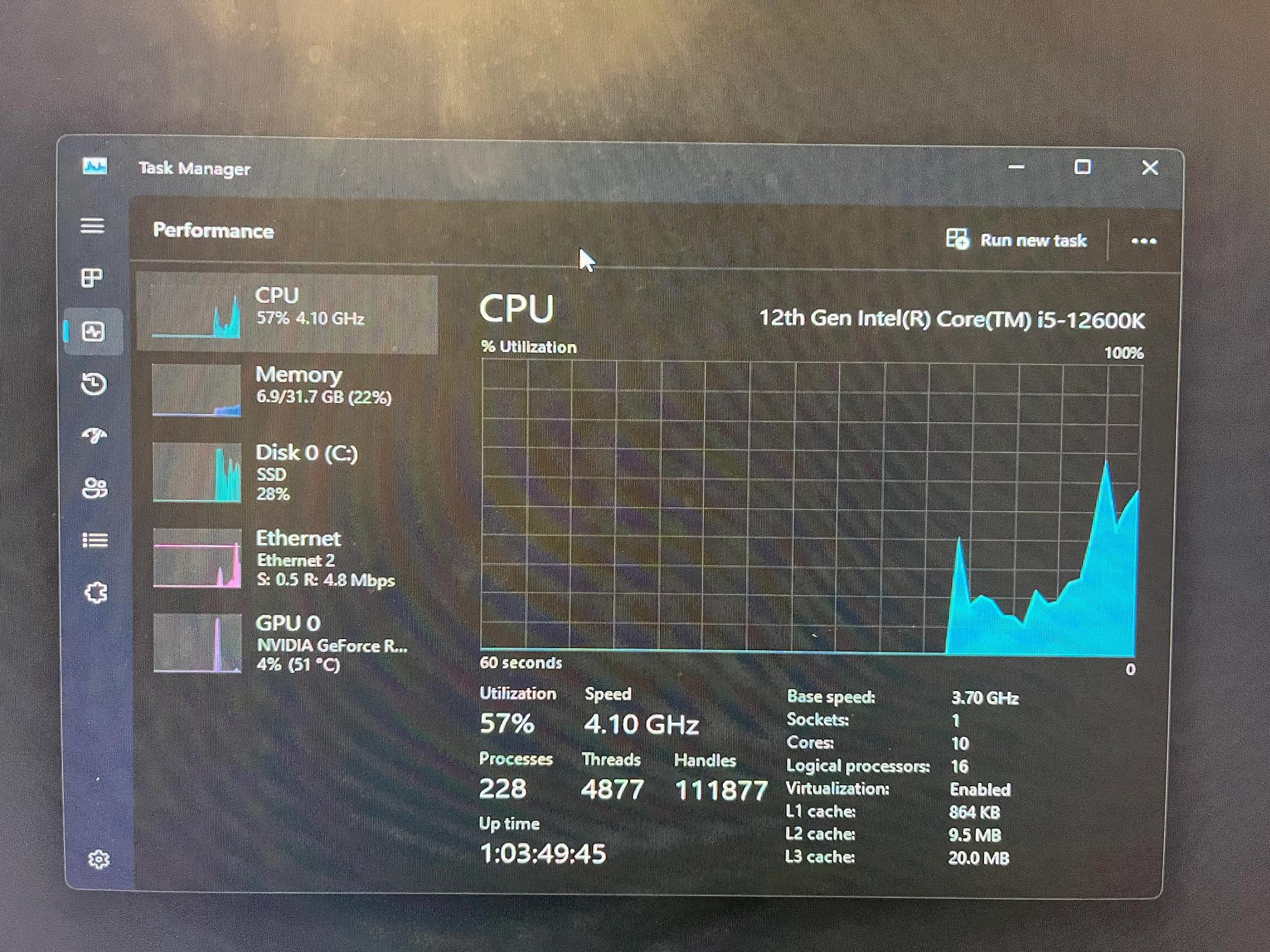 12600k + 3060ti | 2 tb NVME SSD | 32 gb ram DDR5 |Fractal Terra ITX | Gaming PC