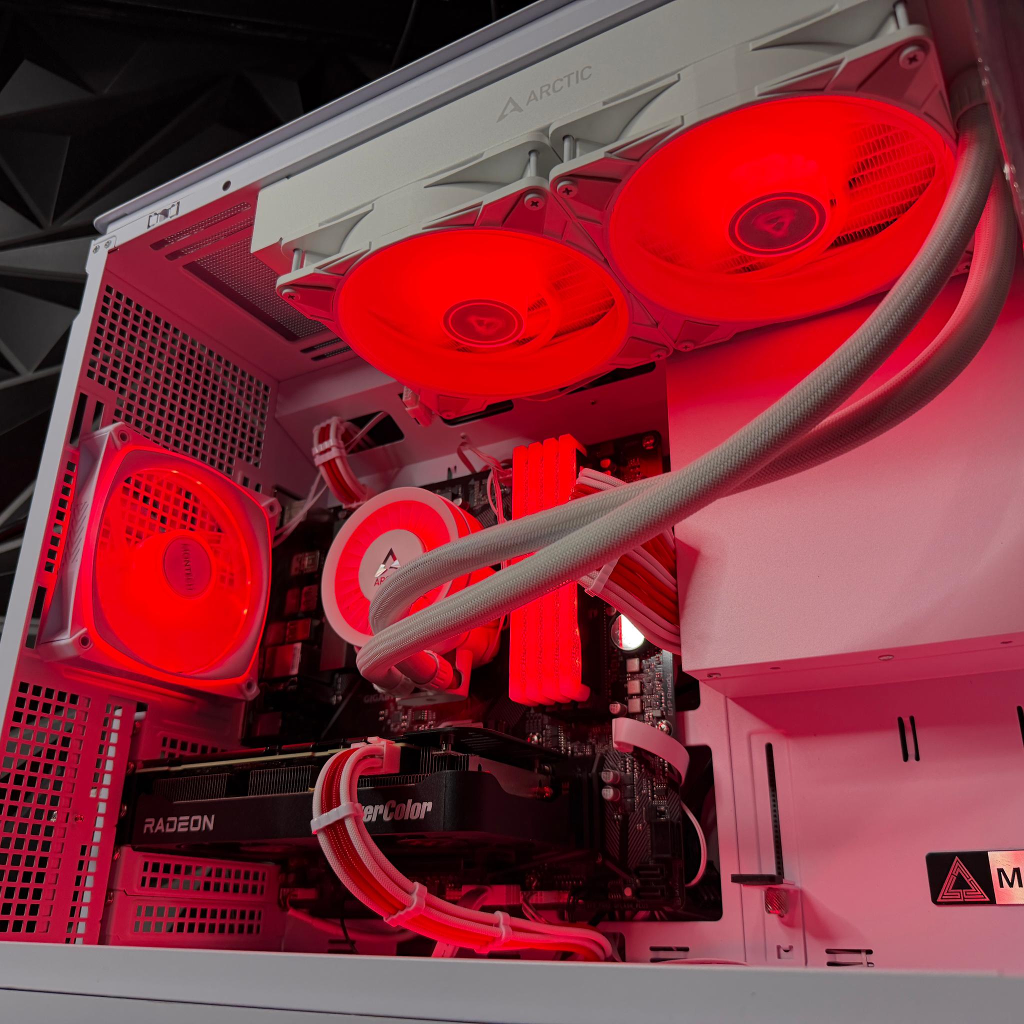 🩸❄️ BLOOD ICE ❄️🩸Ryzen 5 5600X3D| RX 9060XT 16 GB | 32 GB DDR4| 1.25 TB NVMe|750W Gold PSU