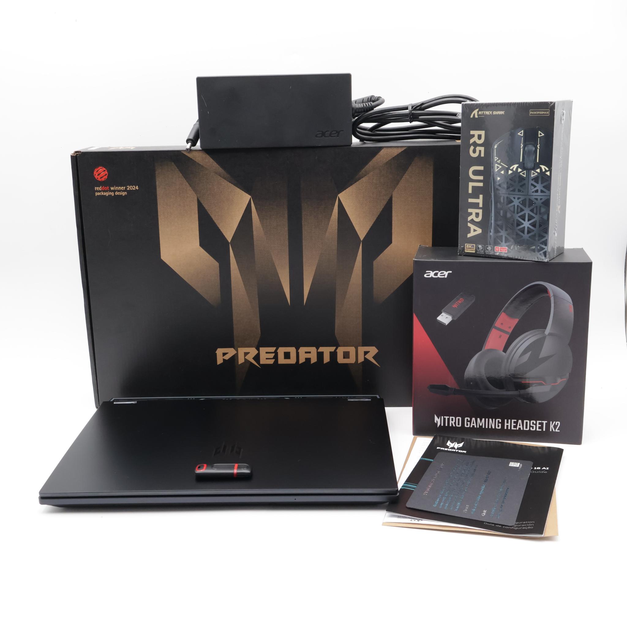 NEW Acer Predator Helios Neo 16 AI RTX 5070 Ti WiFi 7 UP TO 64GB + 4TB Samsung 990 SSD + Free Bundle