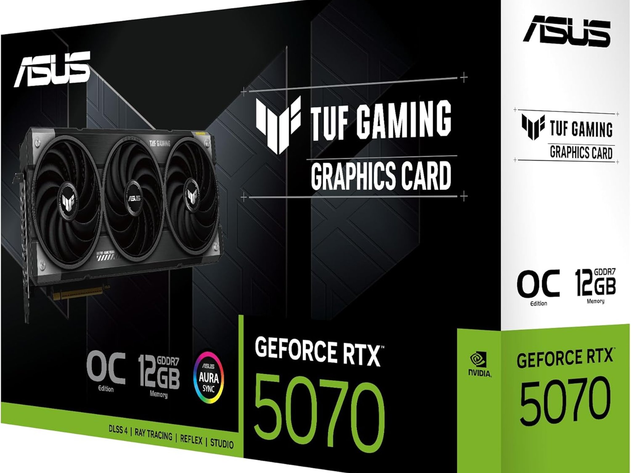 RTX 5070 12GB ASUS TUF Gaming GeForce GDDR7 OC Edition Gaming Graphics Card