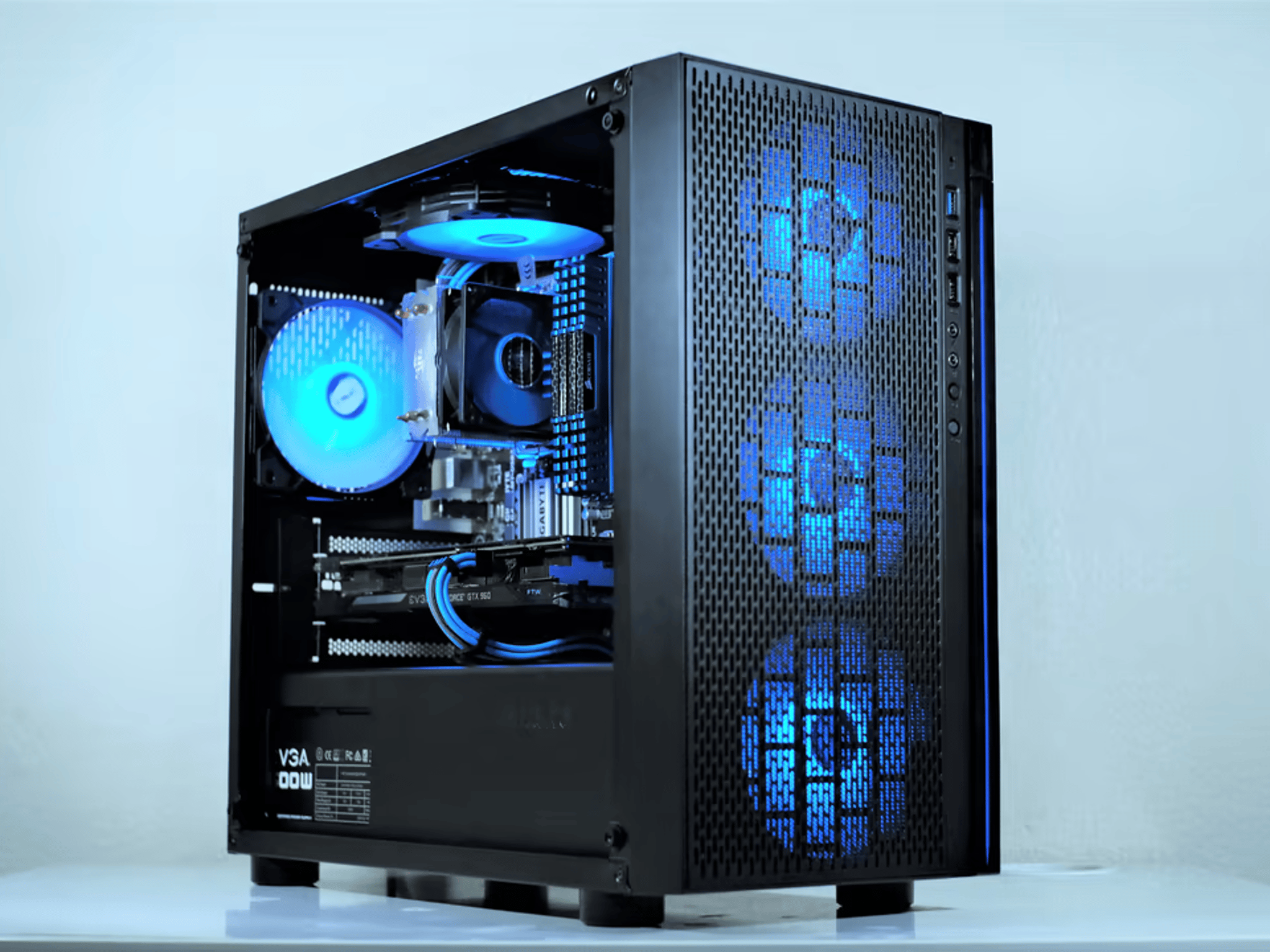 "CRYIN' CYAN" DESKTOP GAMING PC | AMD FX-8320 | EVGA GeForce GTX 960 | Corsair Vengeance 16GB