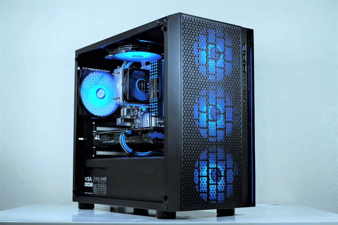 "CRYIN' CYAN" DESKTOP GAMING PC | AMD FX-8320 | EVGA GeForce GTX 960 | Corsair Vengeance 16GB