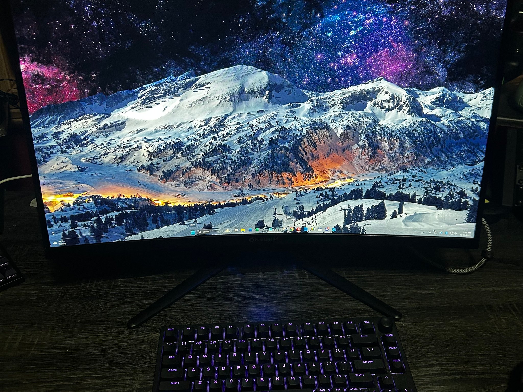 Aopen (Acer) 27” (170hz) 2K Resolution (2560x1440) Curved Gaming Monitor