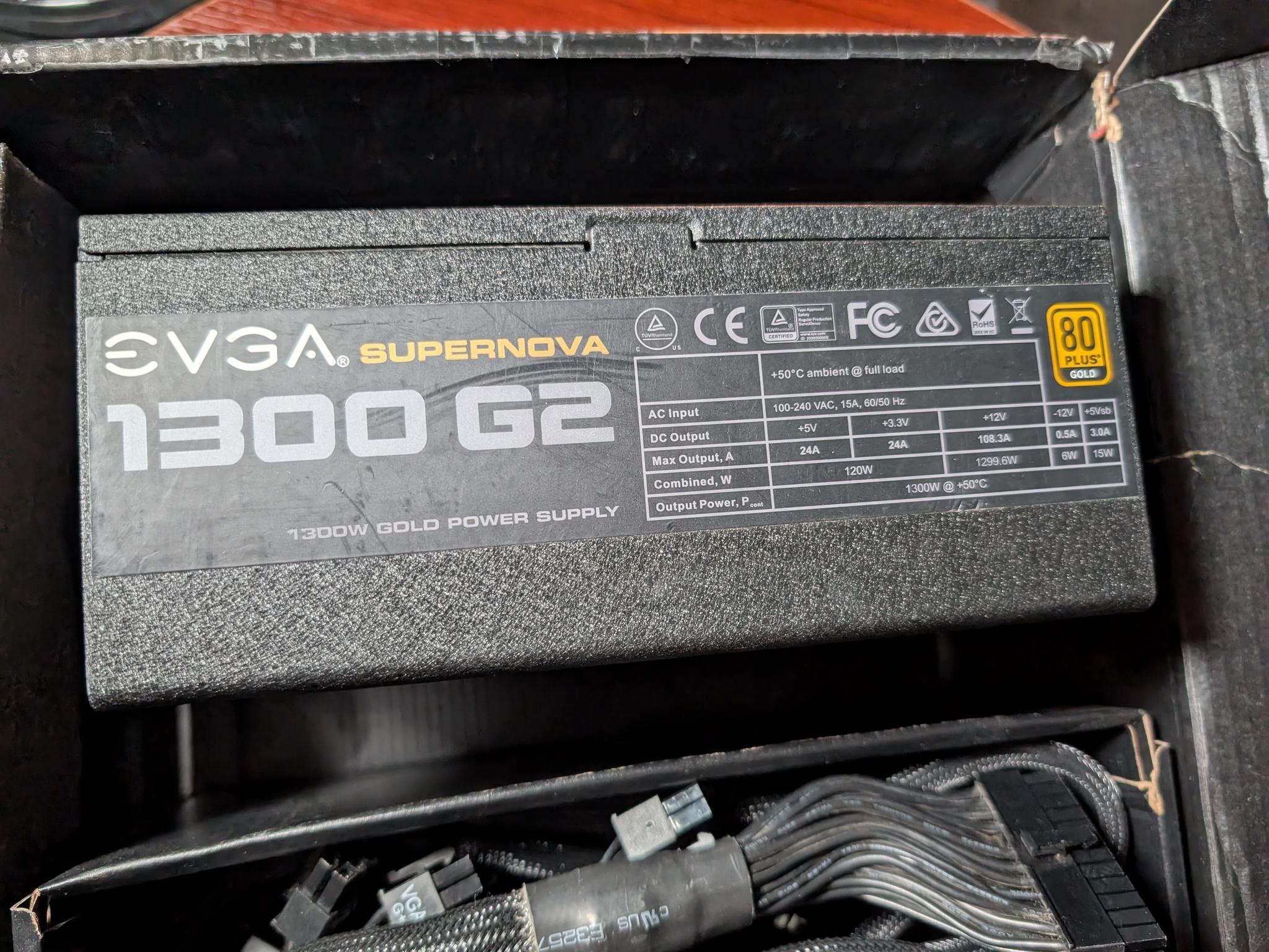 EVGA SuperNOVA 1300 G2 1300W 80+ Gold Power Supply