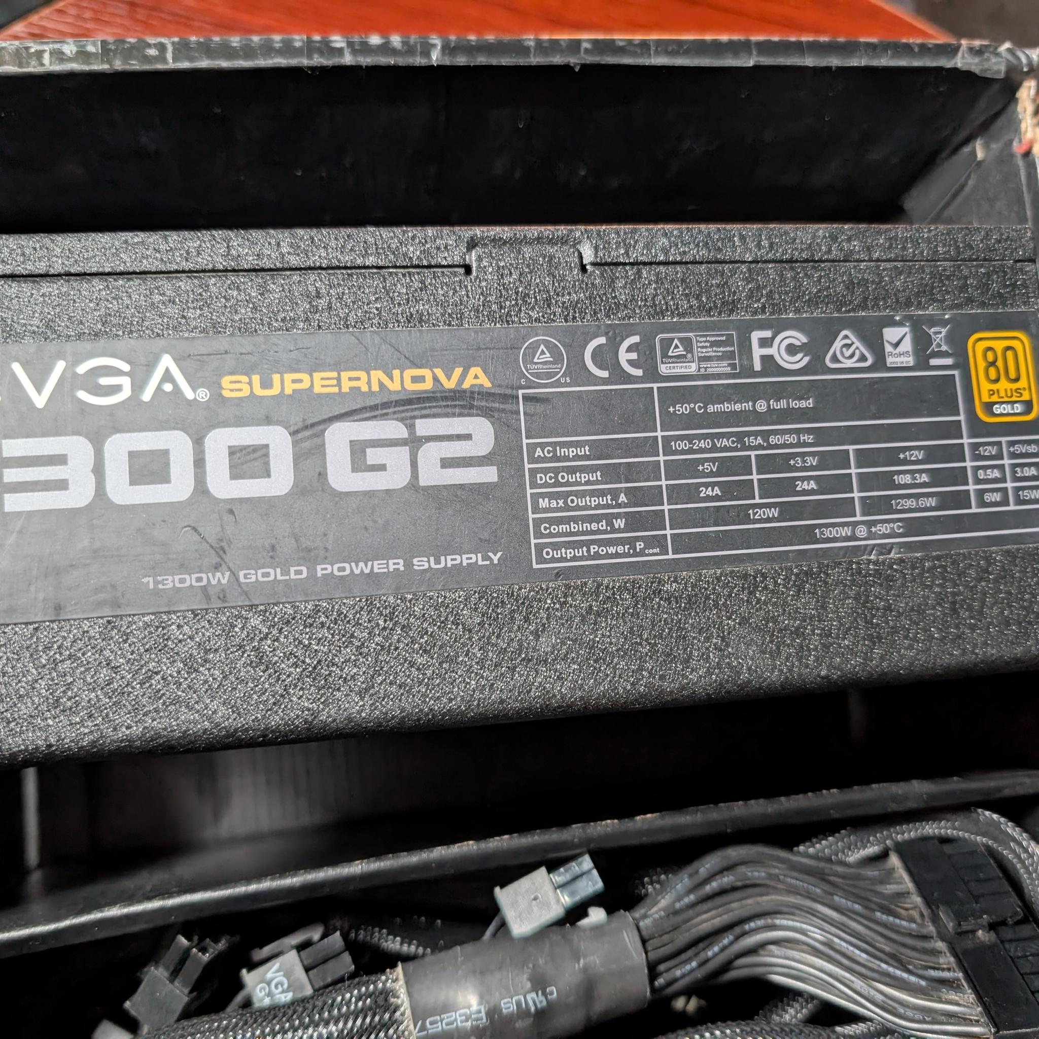 EVGA SuperNOVA 1300 G2 1300W 80+ Gold Power Supply