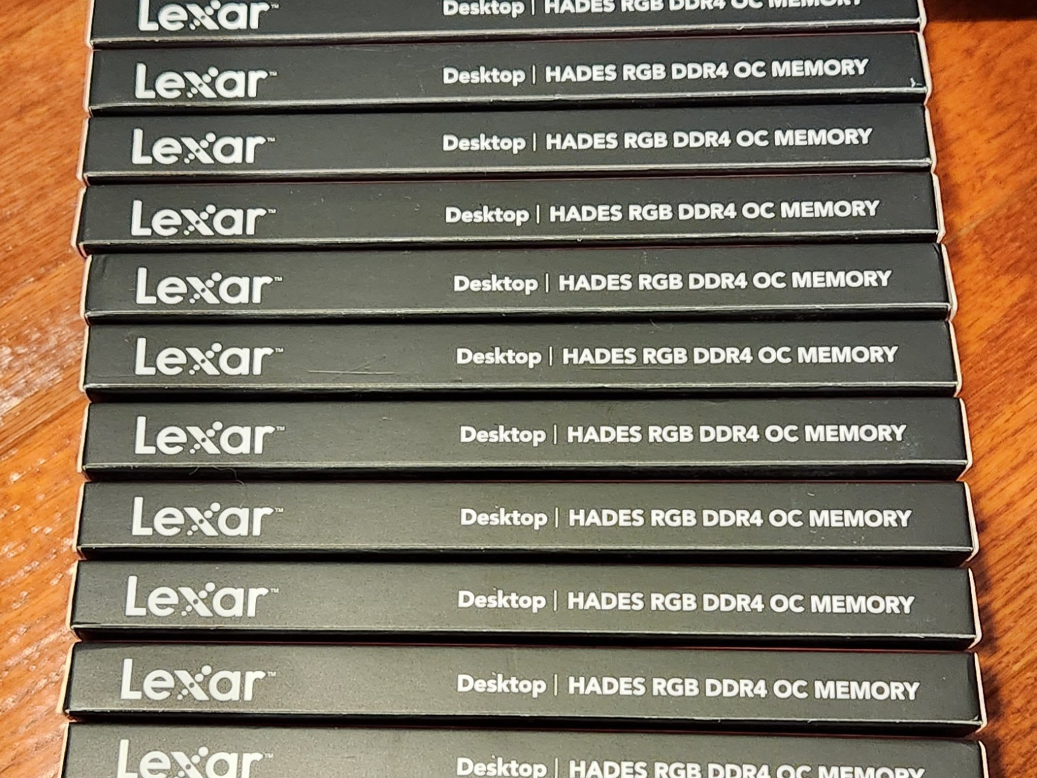 FOUR KITS - 2x8GB DDR4 @ 3600C18 (Lexar Hades RGB) - BNIB