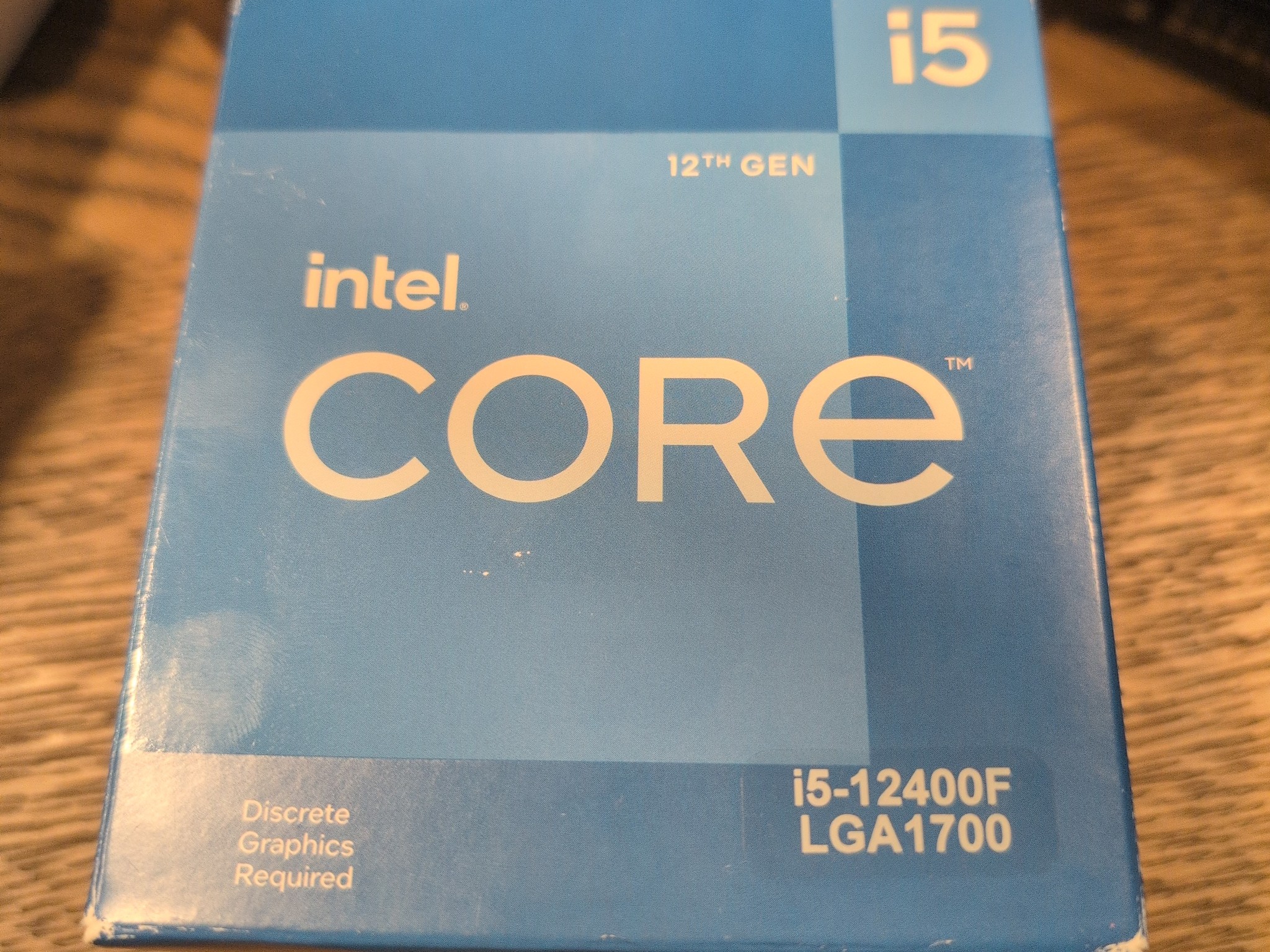 Intel Core i5-12400F - Used w/ original box