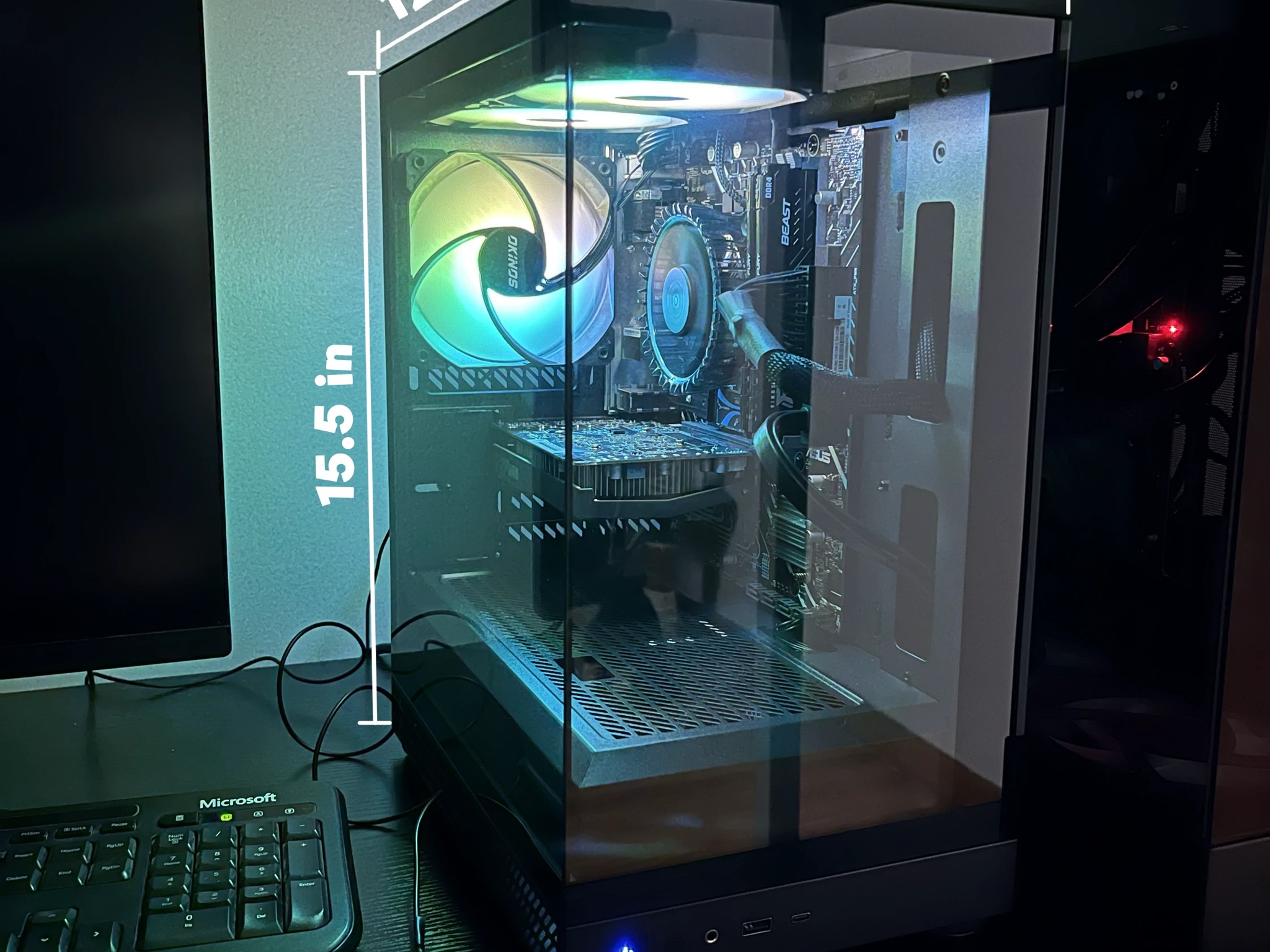 GeForce RTX 3050 Custom Gaming PC - Core i3-12100F, 16GB RAM