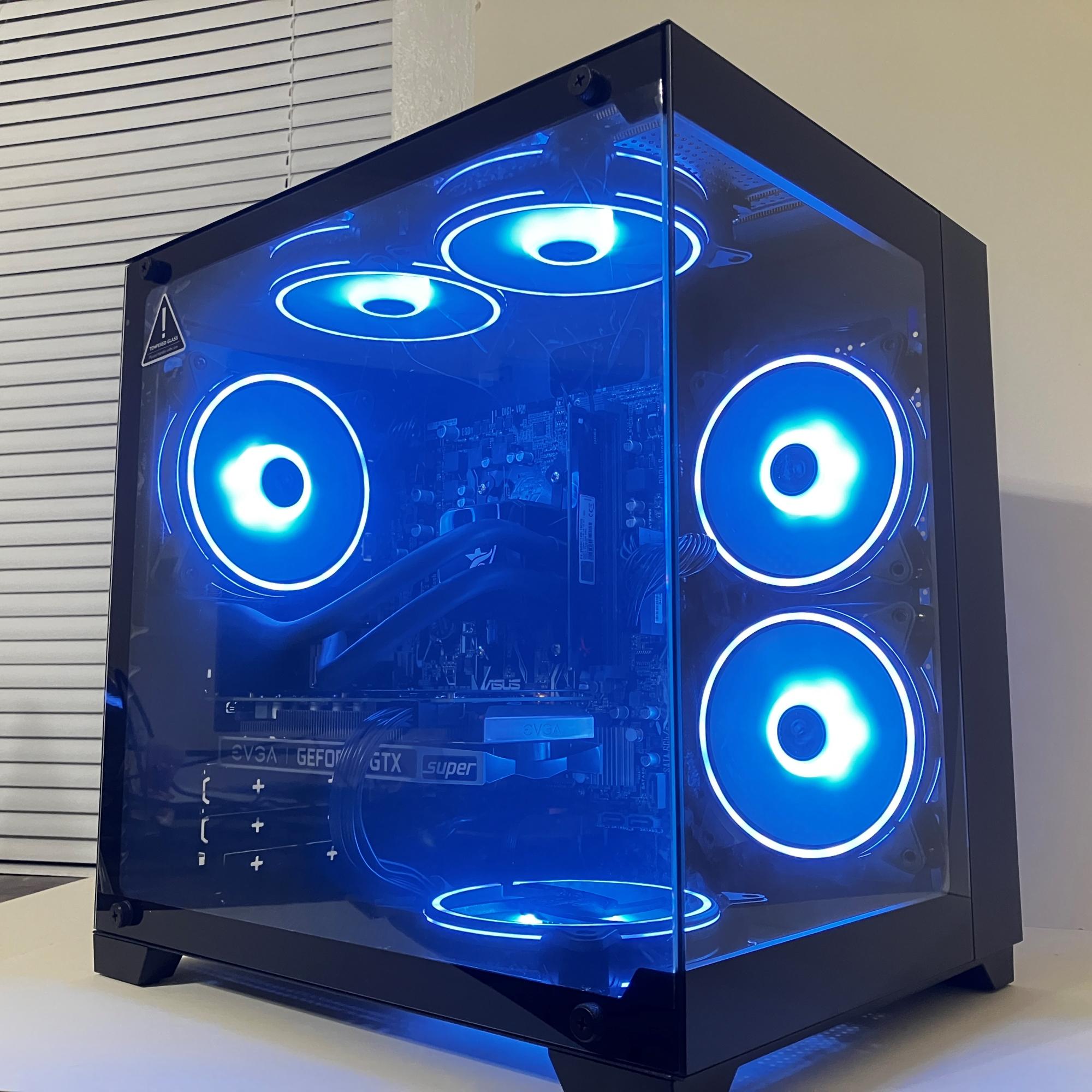 ⚡Liquid Cooled Gaming PC - Ryzen 5 1600/16GB RAM/1TB SSD - Nvidia GTX 1660 Super
