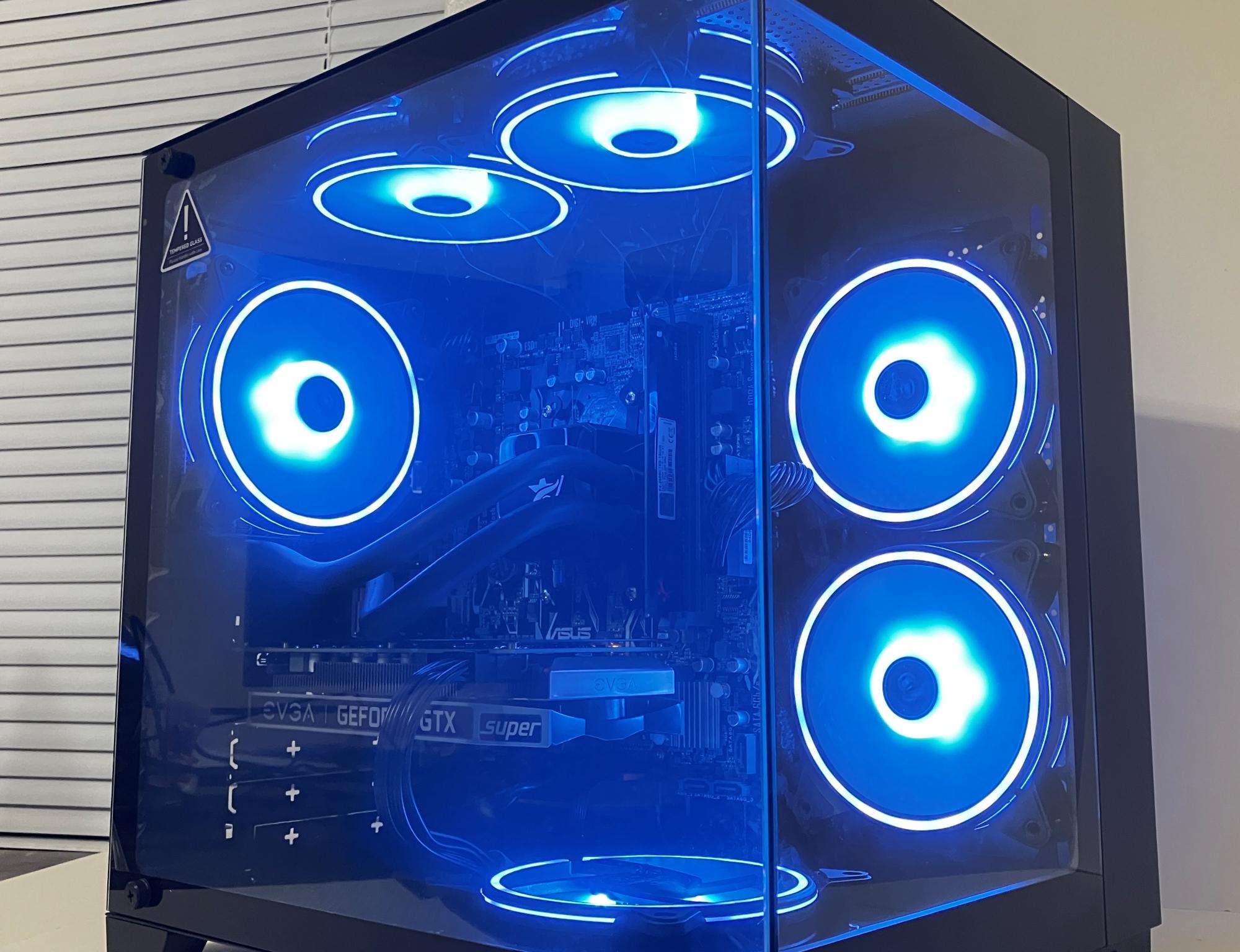 ⚡Liquid Cooled Gaming PC - Ryzen 5 1600/16GB RAM/1TB SSD - Nvidia GTX 1660 Super