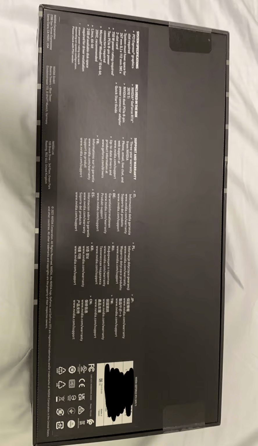 Nvidia GeForce 3070 Ti