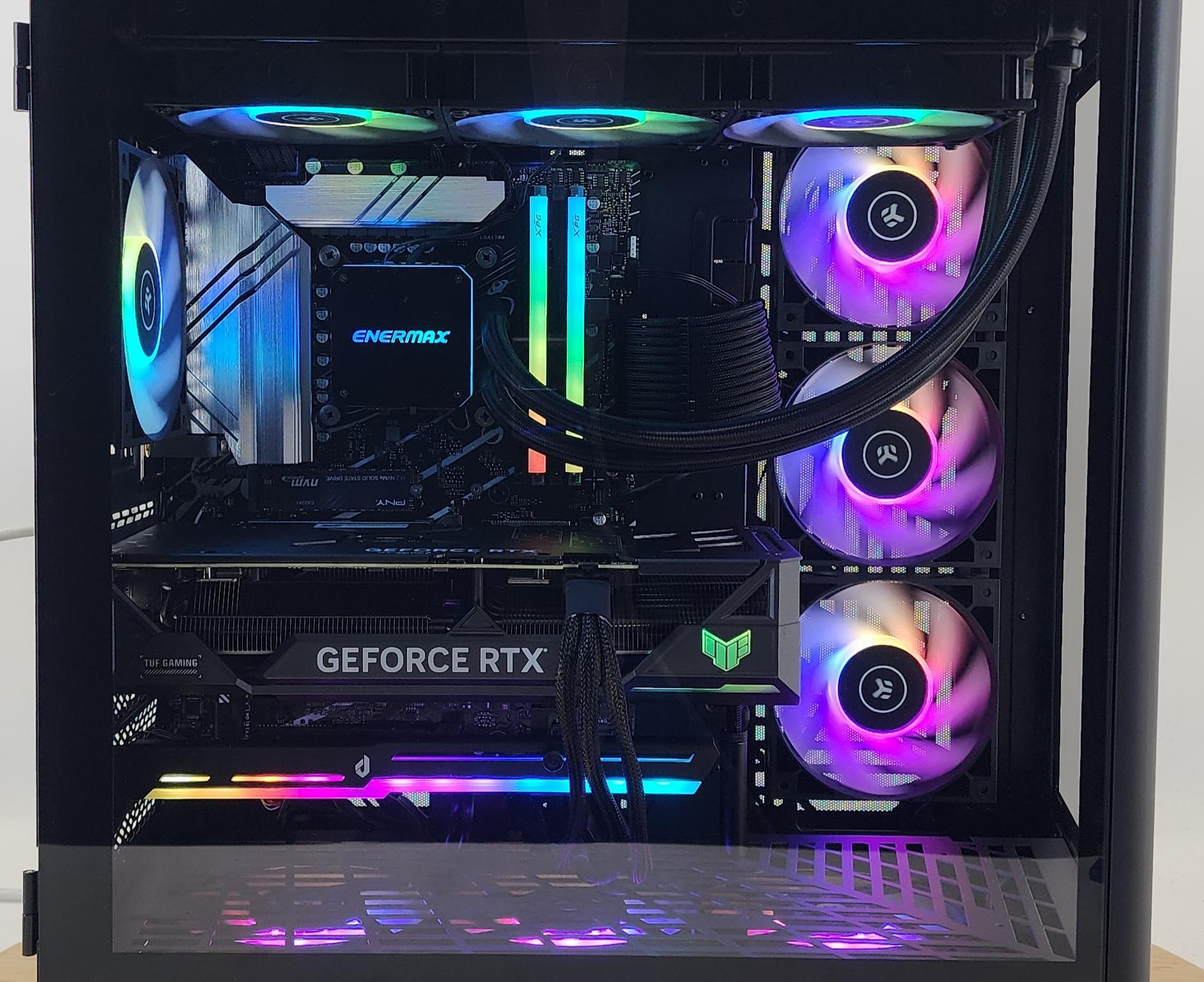 Gaming PC i7-14700KF 32GB RAM 2TB SSD RTX 4070 Ti 12GB Windows 11 PC