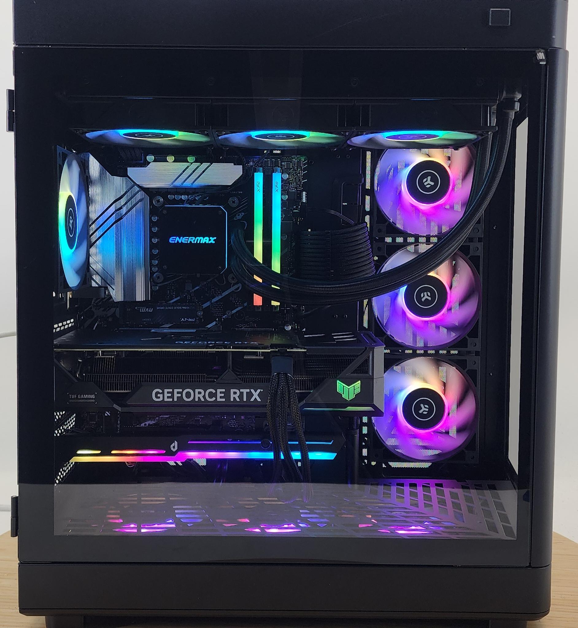 Gaming PC i7-14700KF 32GB RAM 2TB SSD RTX 4070 Ti 12GB Windows 11 PC
