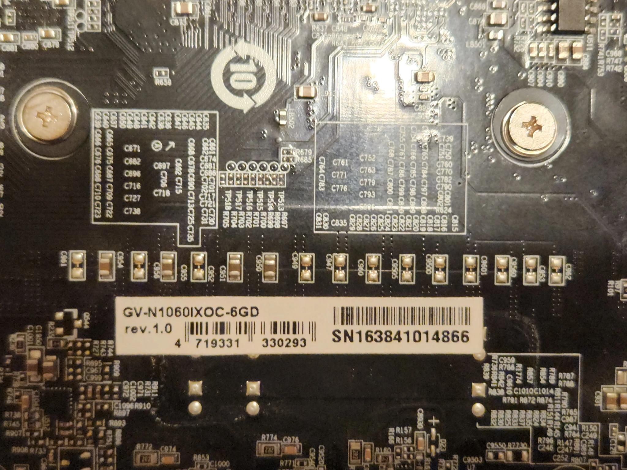 Gigabyte Nvidia GTX 1060 6GB OC GDDR5 Mini-ITX Graphics Card