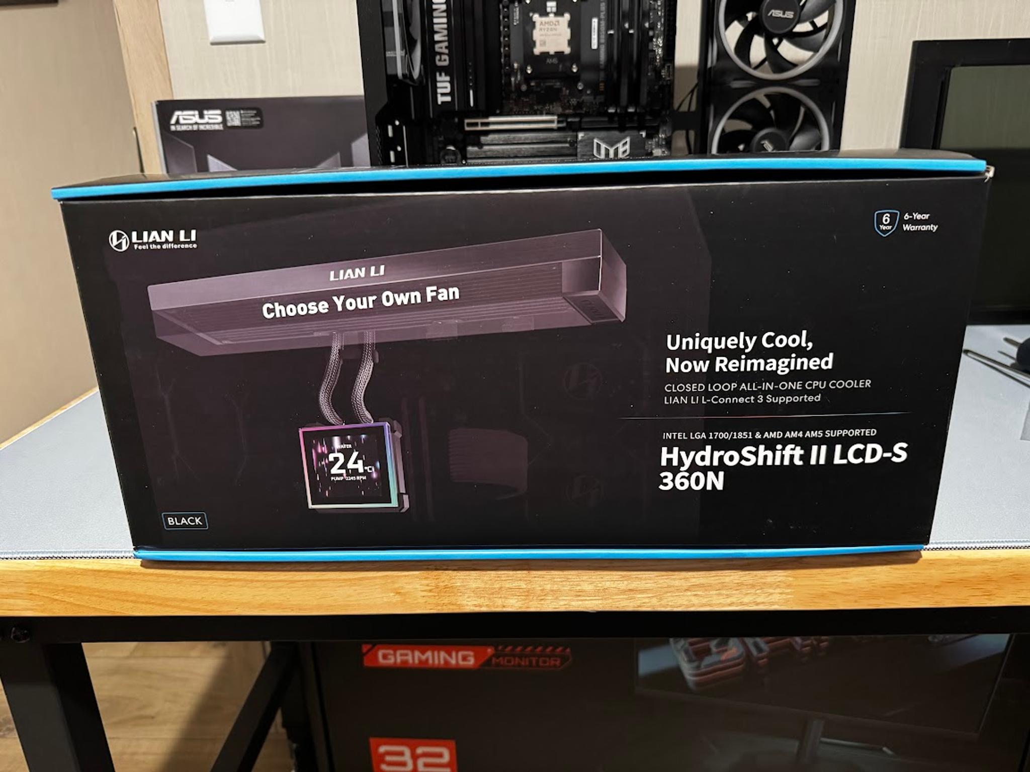 Used in Demo - Well Tested, Works Perfectly: Lian Li Hydroshift II LCD-S 360N new price!