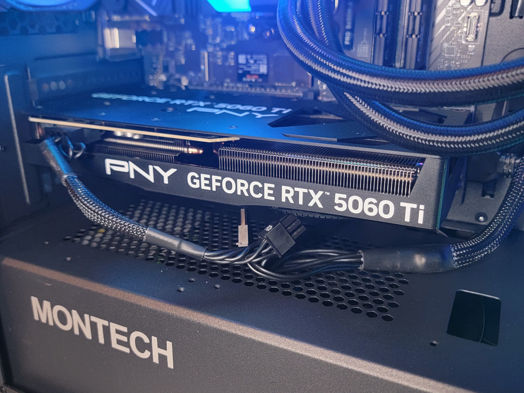 PNY RTX 5060ti 16gb + Ryzen 7700x PC Build #4
