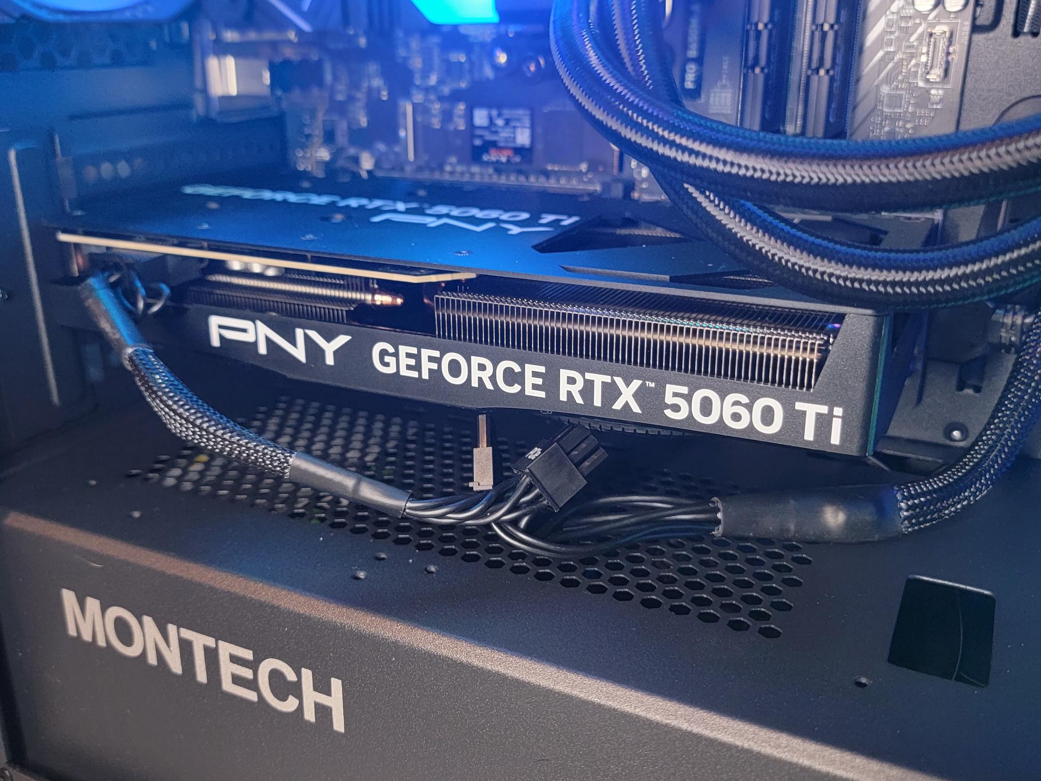 PNY RTX 5060ti 16gb + Ryzen 7700x PC Build #4