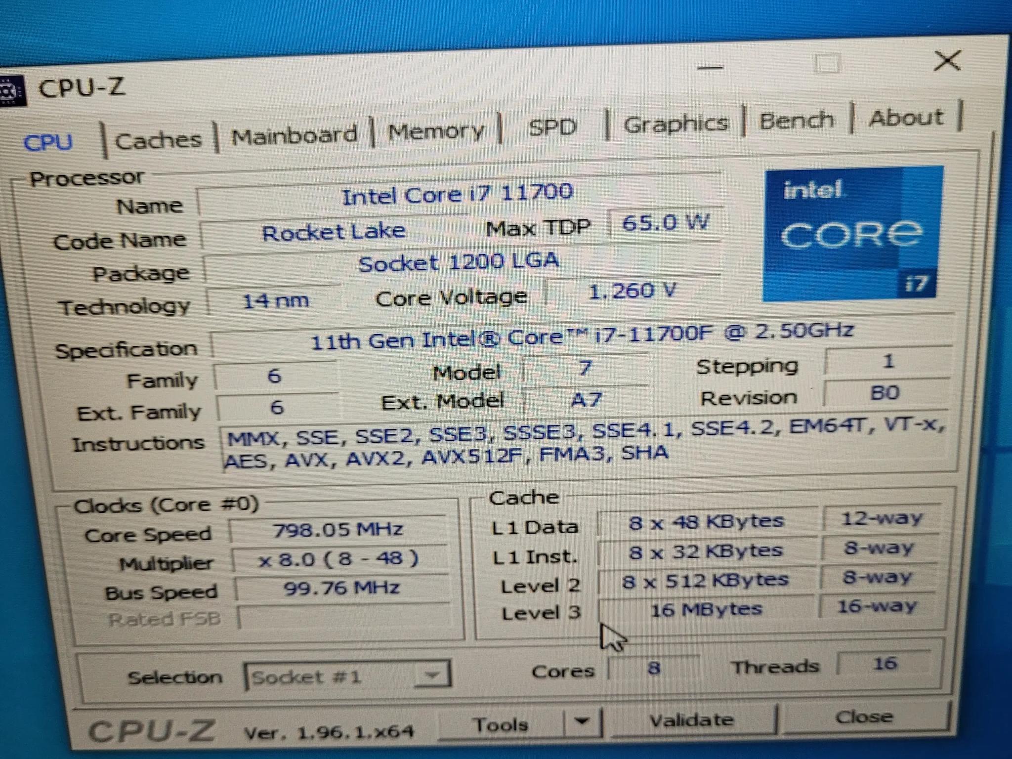Motherboard and CPU Combo - Gigabyte B560 DS3H AC & Intel i7 11700f