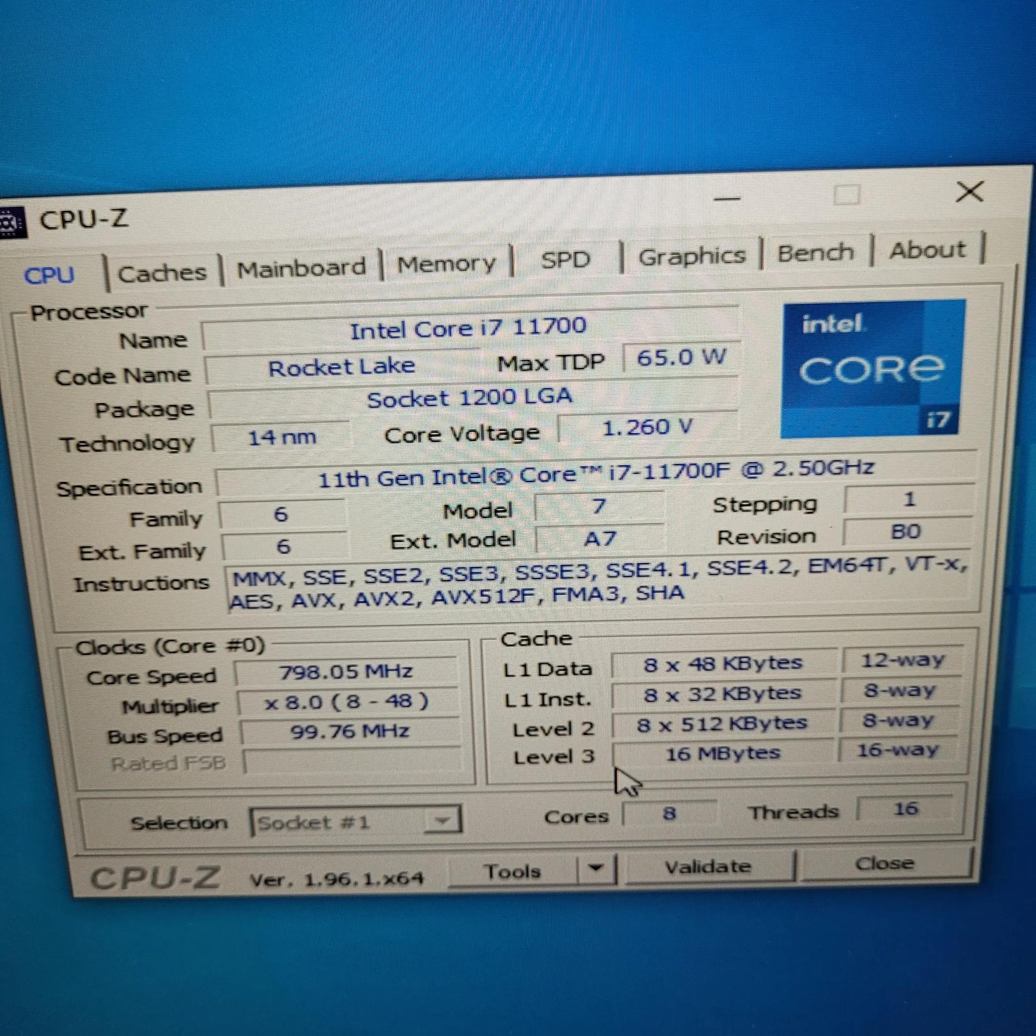 Motherboard and CPU Combo - Gigabyte B560 DS3H AC & Intel i7 11700f