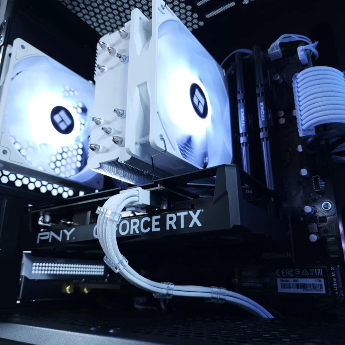 🤍RTX 4060●Core i5 12500T●1TB NVMe●16GB 3200MHz DDR4●1080p Gaming Computer