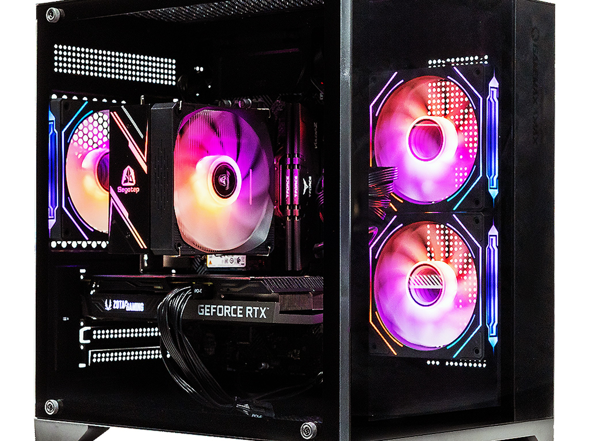 NextGen Gaming PC Desktop The Aquacore i5-12400F 4.4GHz, RTX 3060 TI, 512GB NVME SSD, 16GB DDR4
