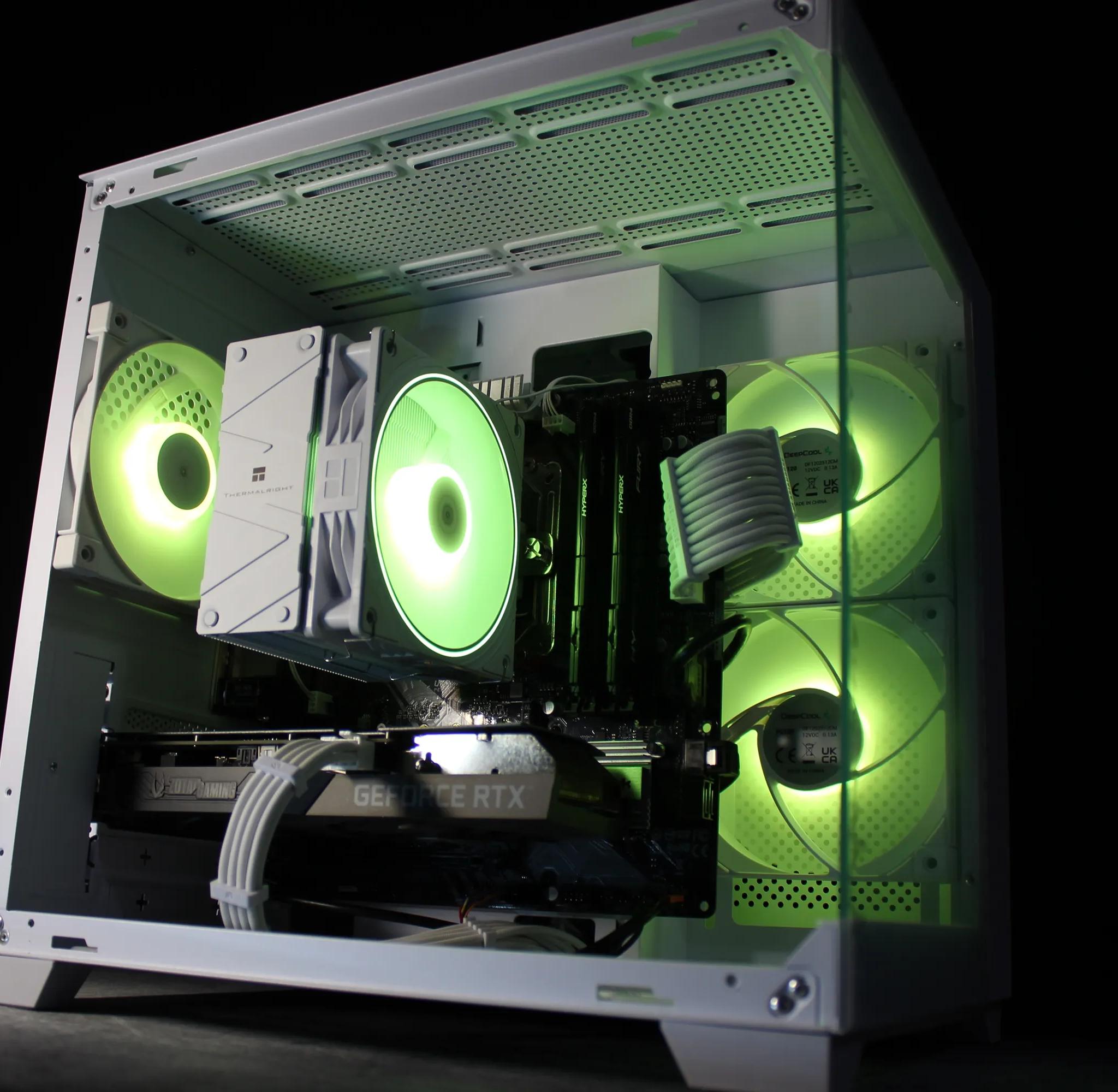 🤍 White Gaming PC [RTX 3060][Ryzen 5 5500][1TB SSD]