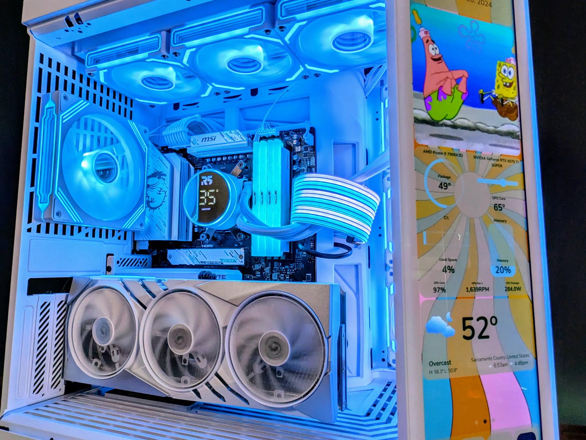 RTX 4070ti Super // Ryzen 9 7900x3D // 32GB DDR5 // 2TB Samsung 990 Pro // WiFi - Hyte Y70 Infinite!