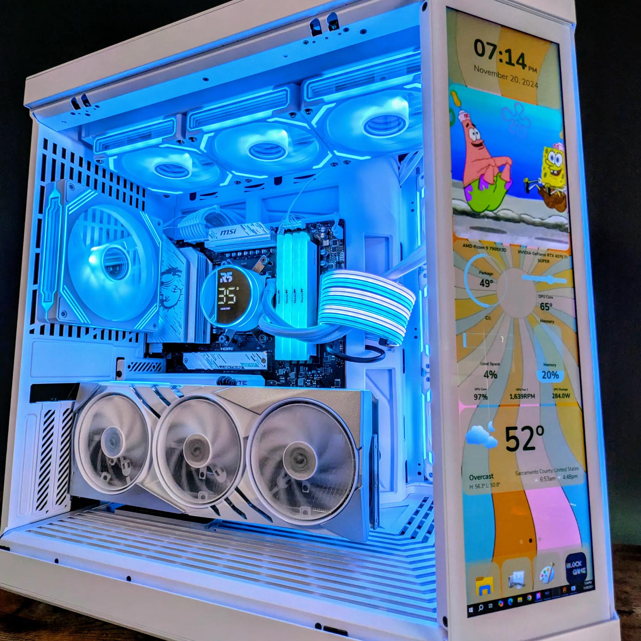 RTX 4070ti Super // Ryzen 9 7900x3D // 32GB DDR5 // 2TB Samsung 990 Pro // WiFi - Hyte Y70 Infinite!