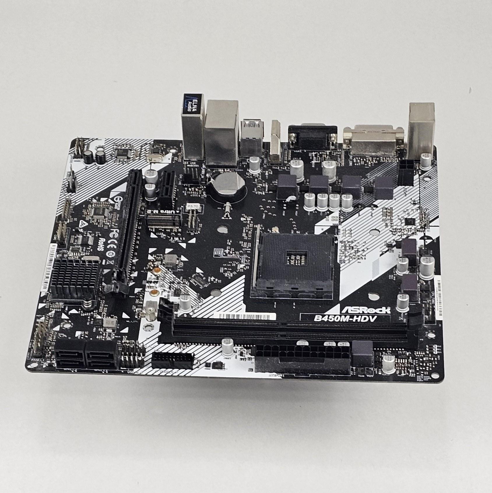 ASRock B450M-HDV AMD AM4 DDR4 mATX Motherboard