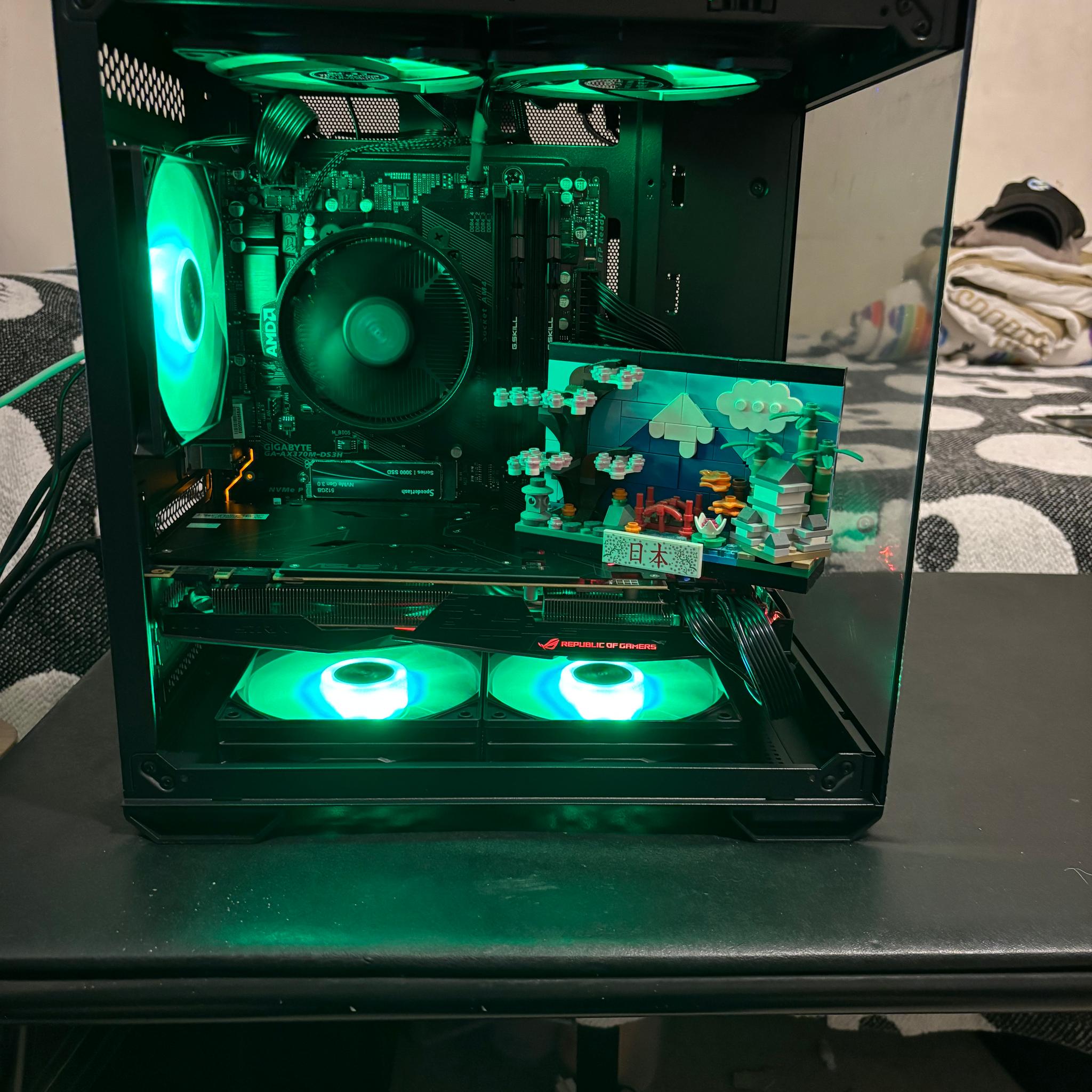 “Perfect All Black Gaming PC"| GTX 1080 8GB | Plug And Play Ready|
