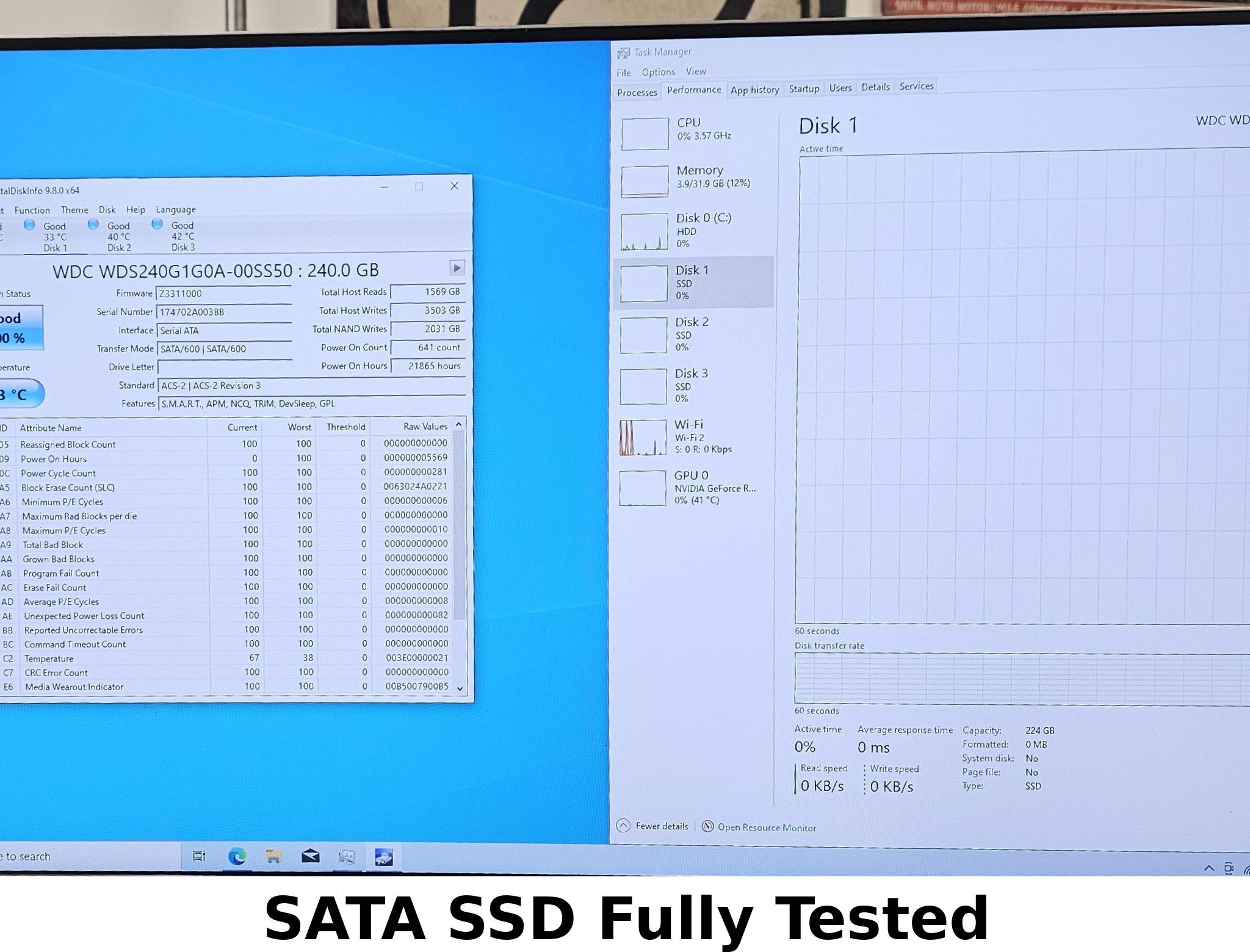 240GB 2.5" SATA SSD WD GREEN