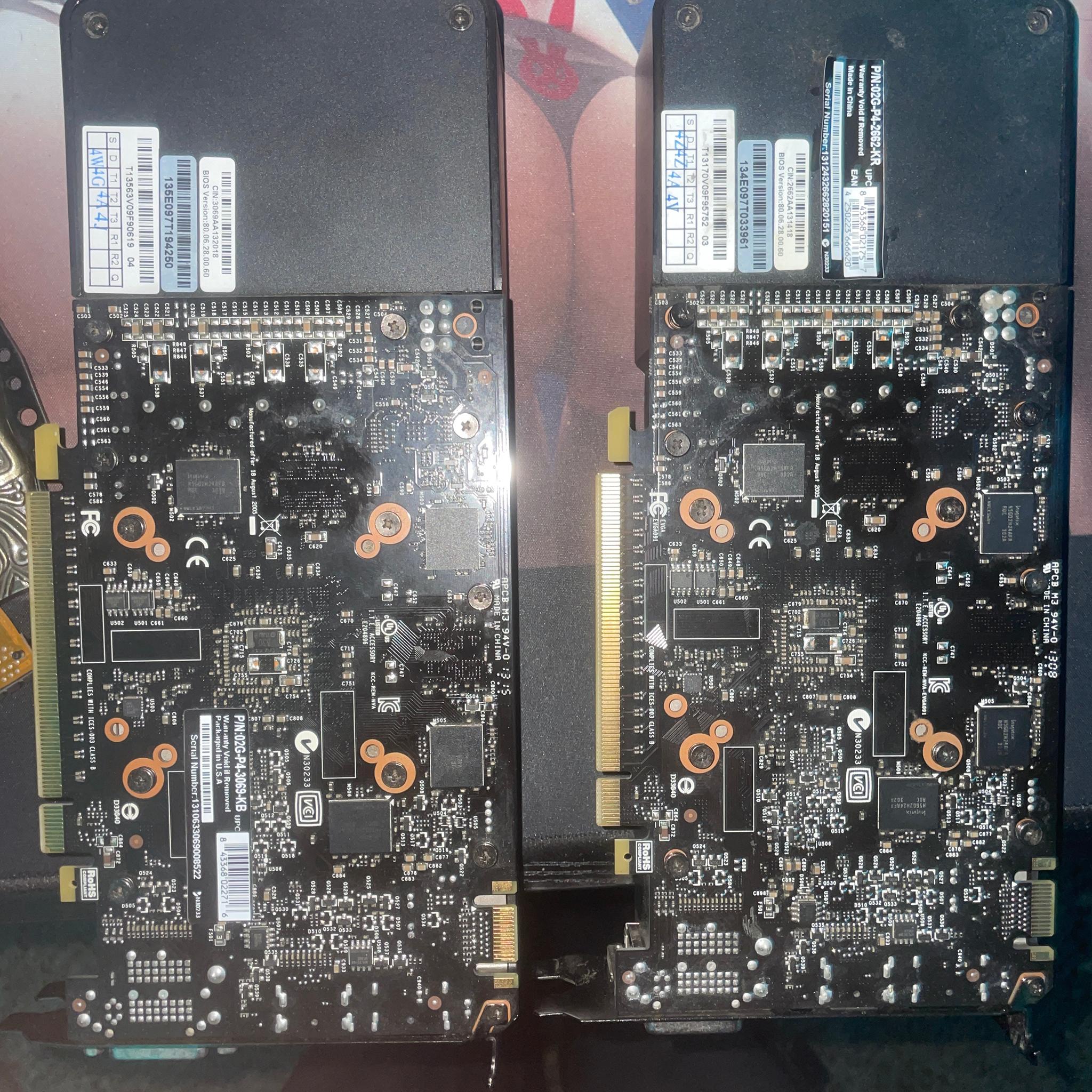 Duo GTX GeForce 660 EVGA Superclocked Cards