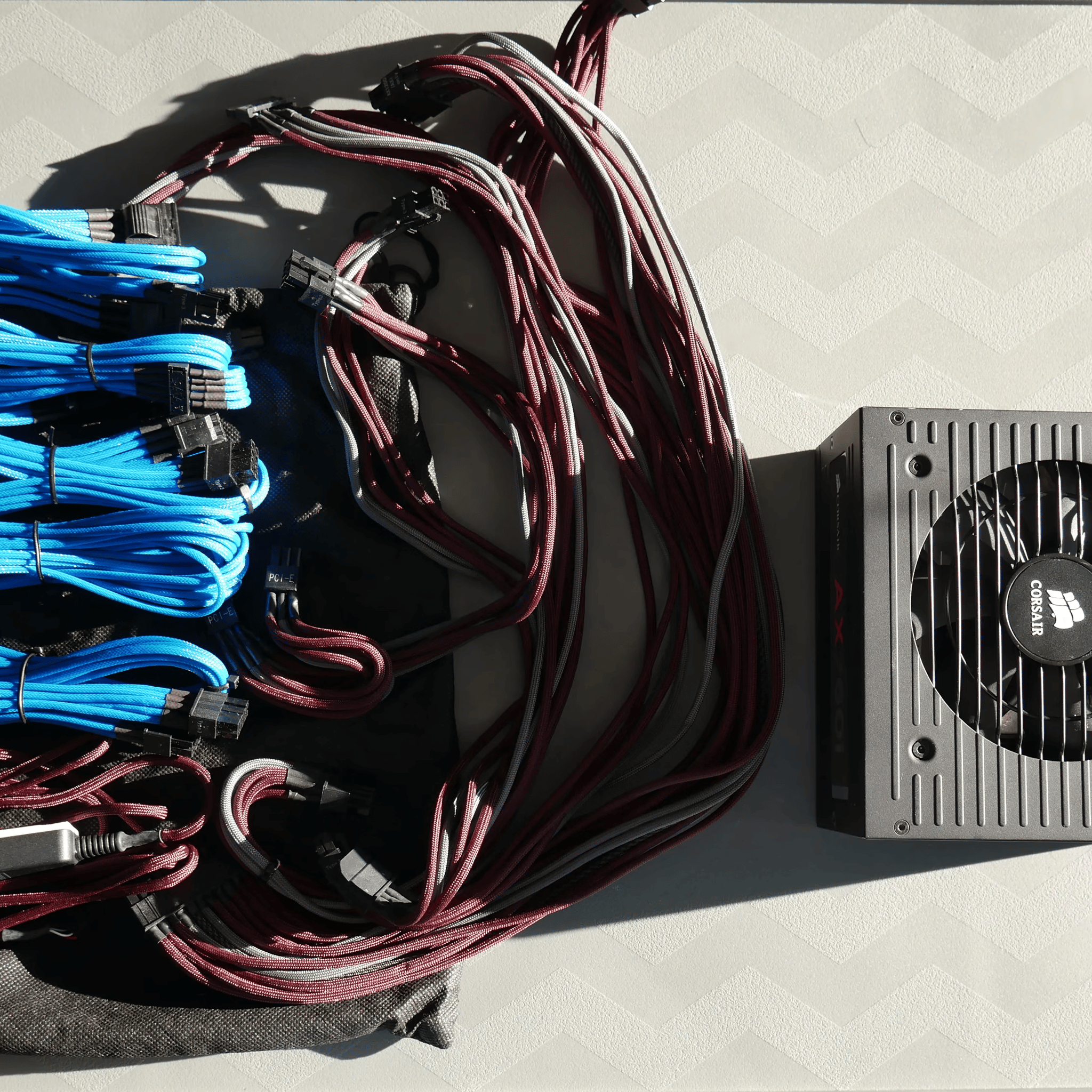 Corsair AX 760W 80 Platinum Power Supply W/ Cable set and iCue module