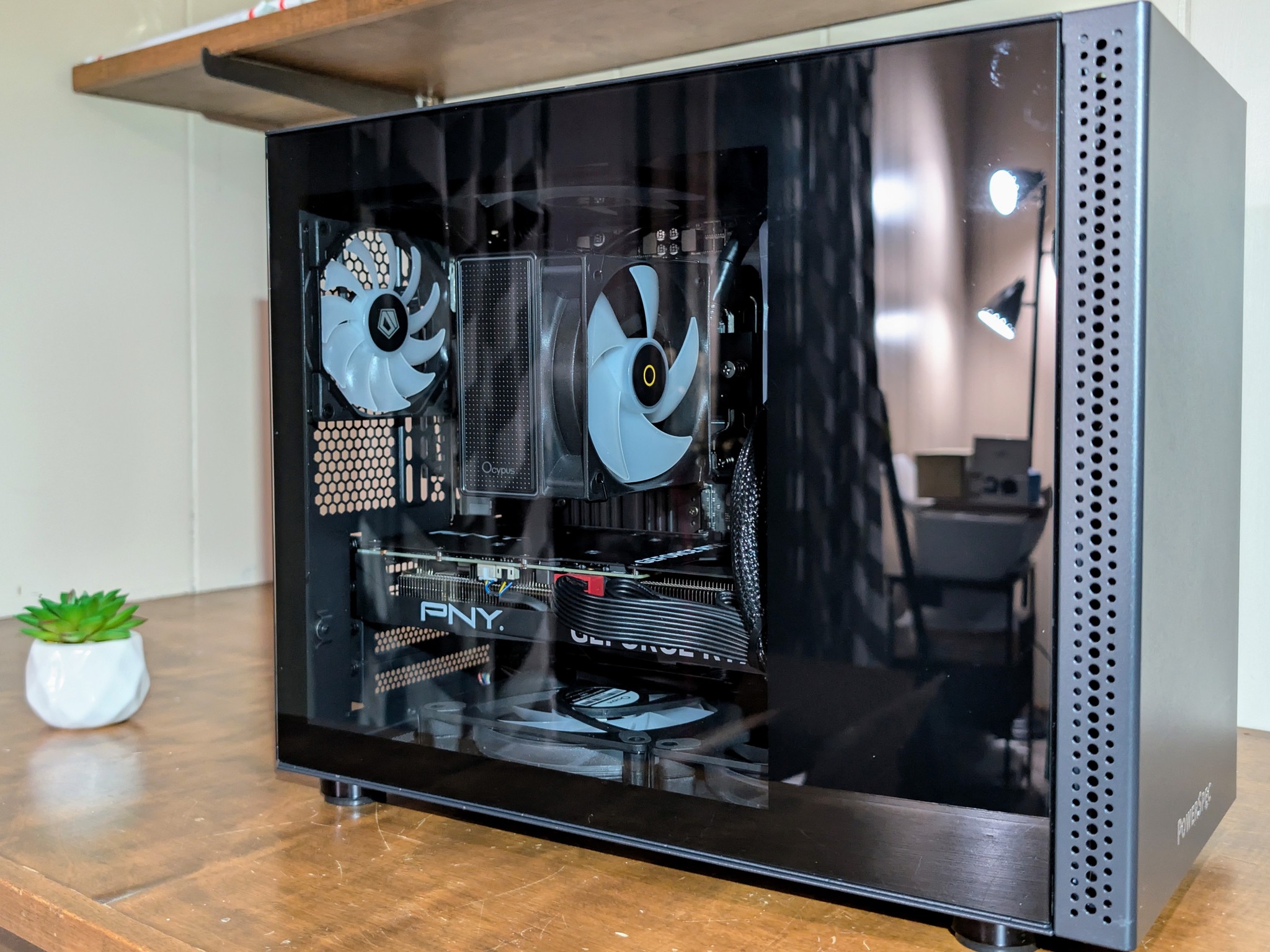 Stealthy RGB Gaming PC - Ryzen 5 5500 - RTX 4060 Ti 16GB - 32GB DDR4 3600 CL18 - 1.6TB NVMe/SSD/HDD