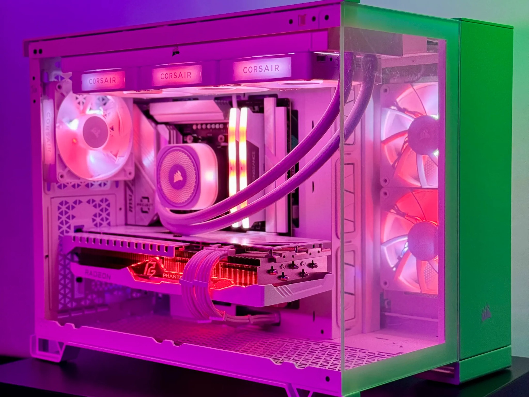 Corsair Dream Gaming PC ✨ 7900XT 20GB, Ryzen 7600X, 2TB M.2 SSD, 32GB RAM, Project ZERO MOBO, WIN11