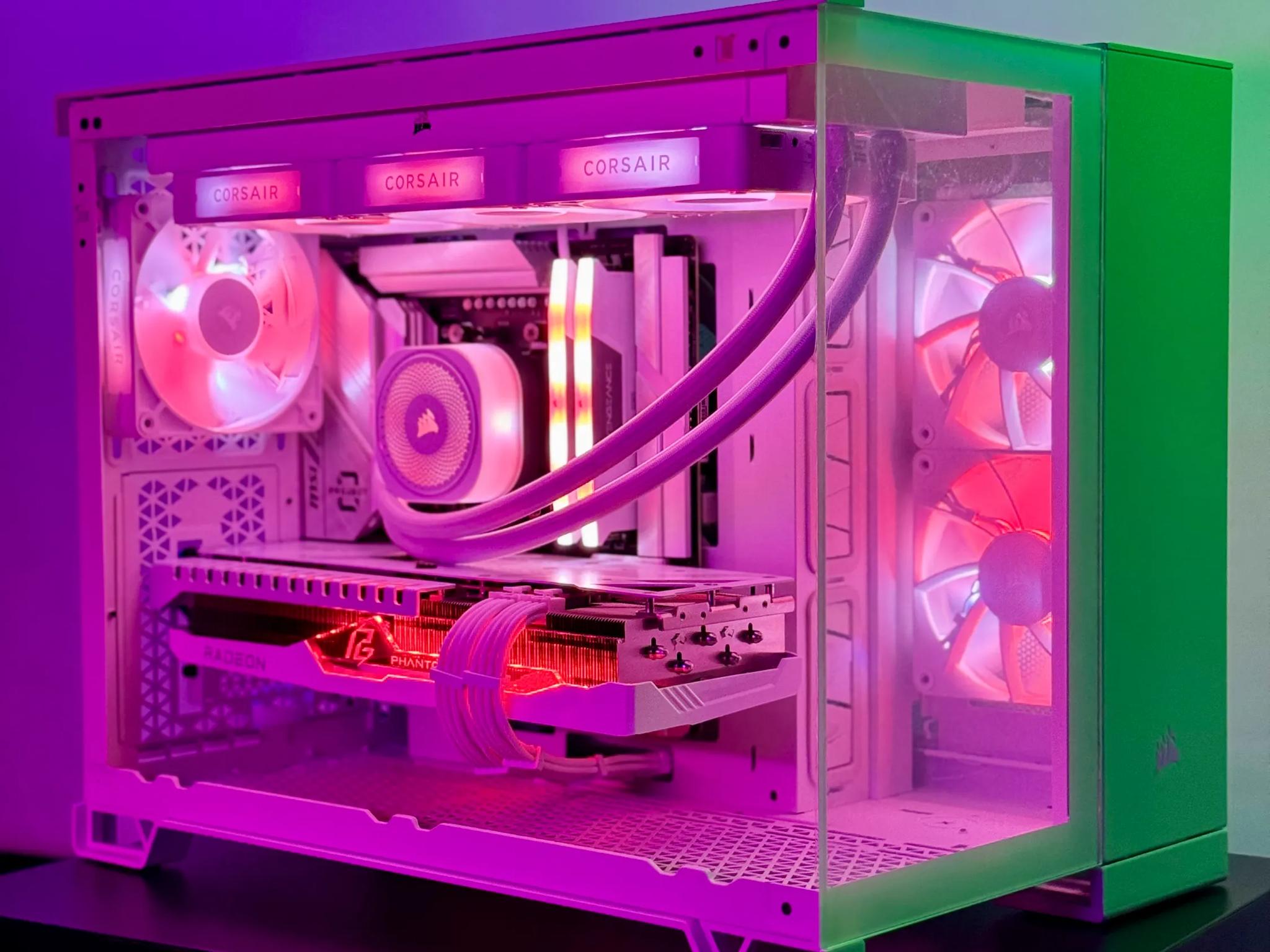 Corsair Dream Gaming PC ✨ 7900XT 20GB, Ryzen 7600X, 2TB M.2 SSD, 32GB RAM, Project ZERO MOBO, WIN11