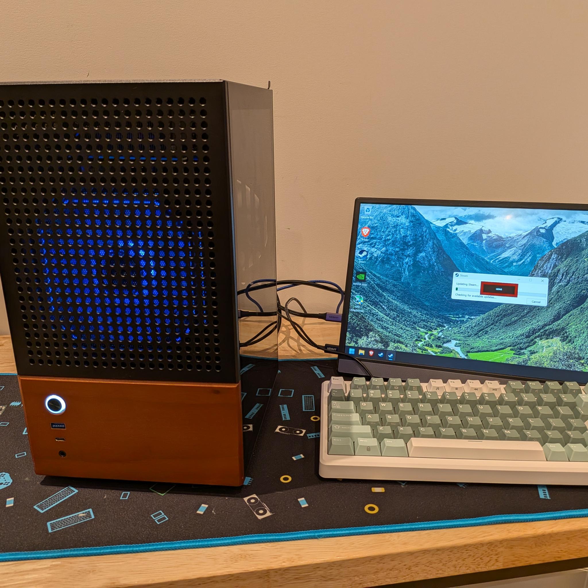 4K Mini Mammoth - RTX 4070 Ti Super, Ryzen 5 7600X3D, 32 GB DDR5, 1 TB Gen 4 NVME, RGB