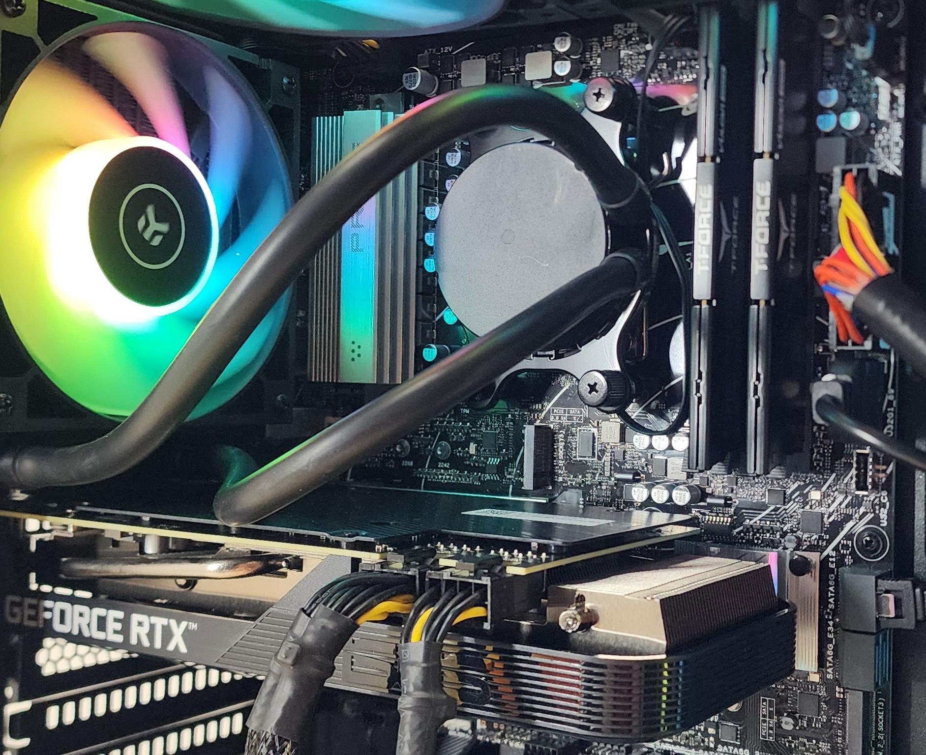 Gaming PC Ryzen 5 8400F 16GB RAM 1TB SSD RTX 3060 Ti 8GB Windows 11 Computer