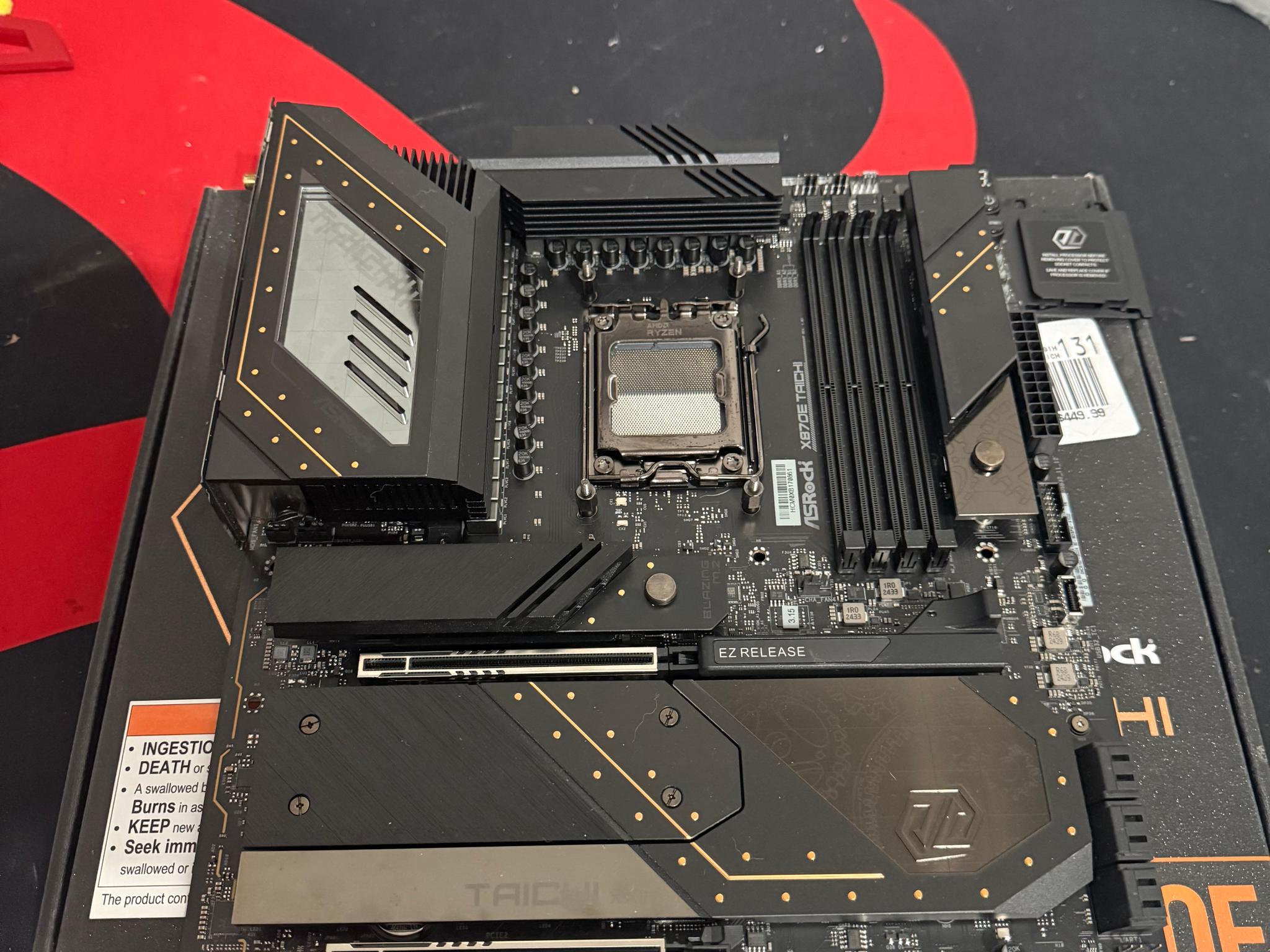 ASRock X870e Taichi AM5 ATX Motherboard