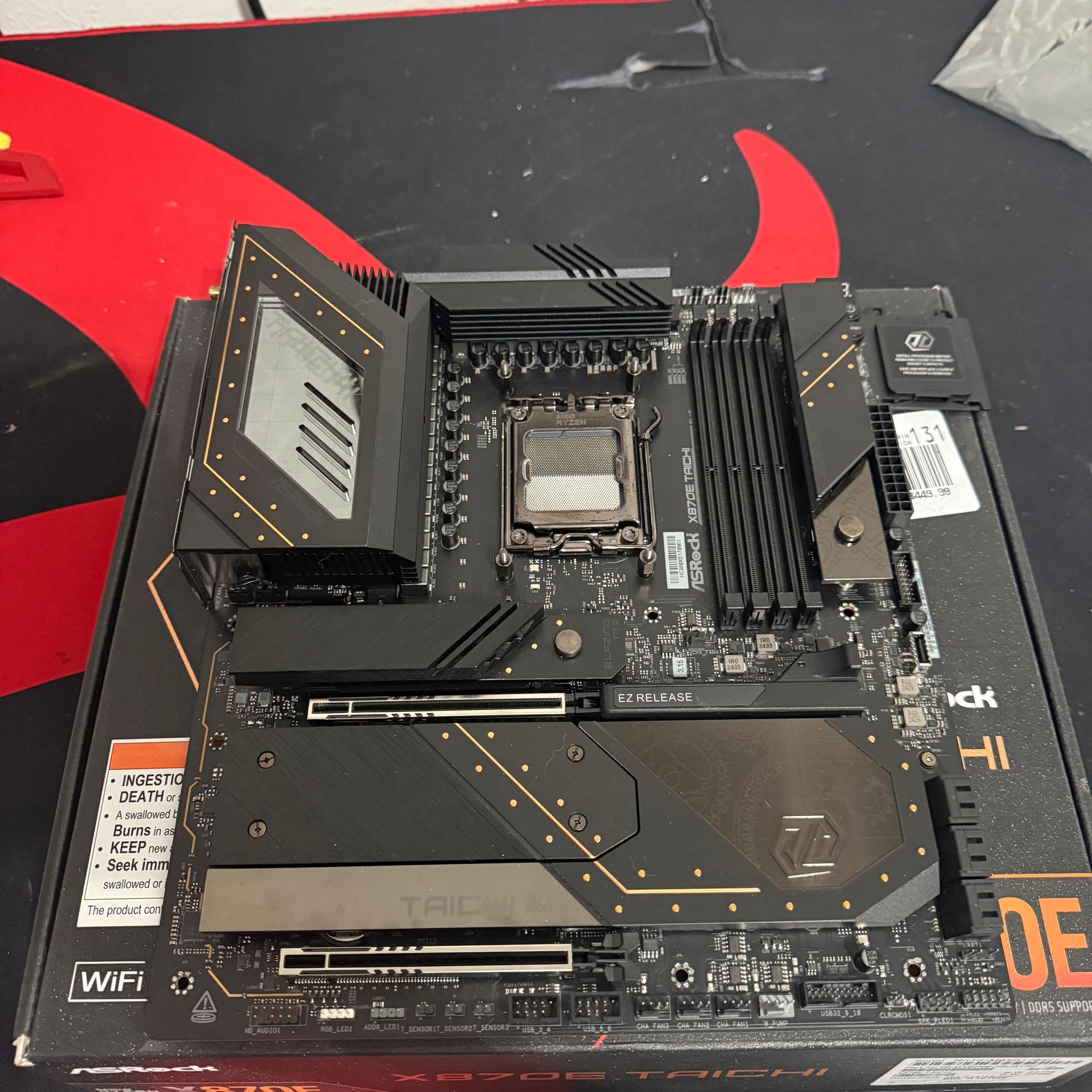 ASRock X870e Taichi AM5 ATX Motherboard