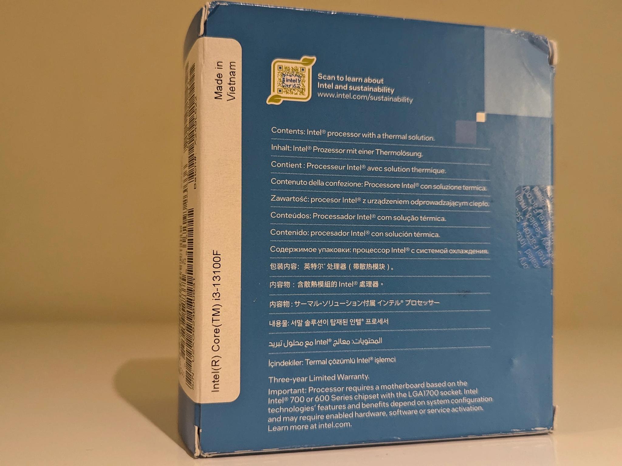 BNIB || Intel Core i3-13100F