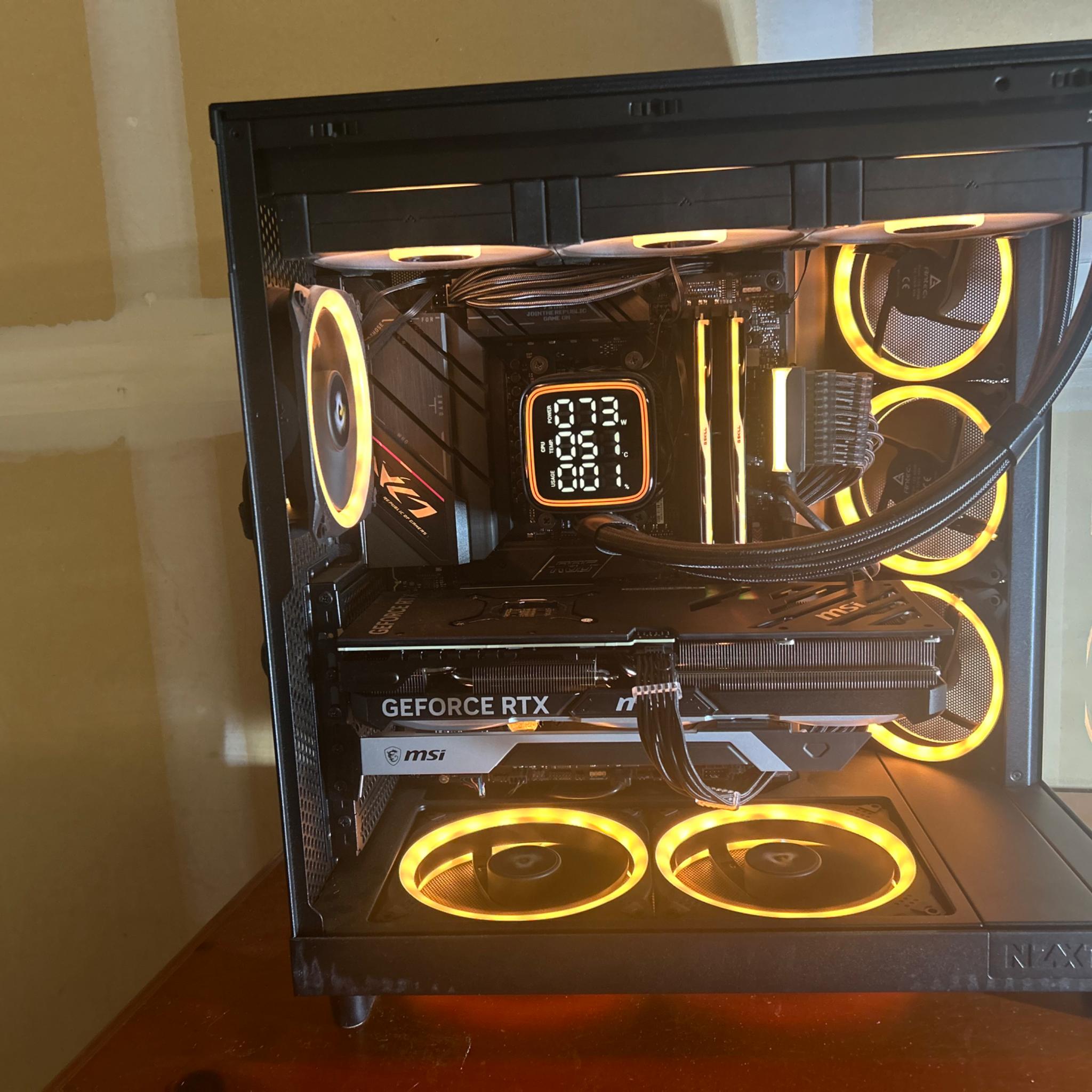 RTX 4070 TI Super 16GB Ryzen 9 7900X 32GB RAM WiFi ultimate gaming PC 1080p-4K