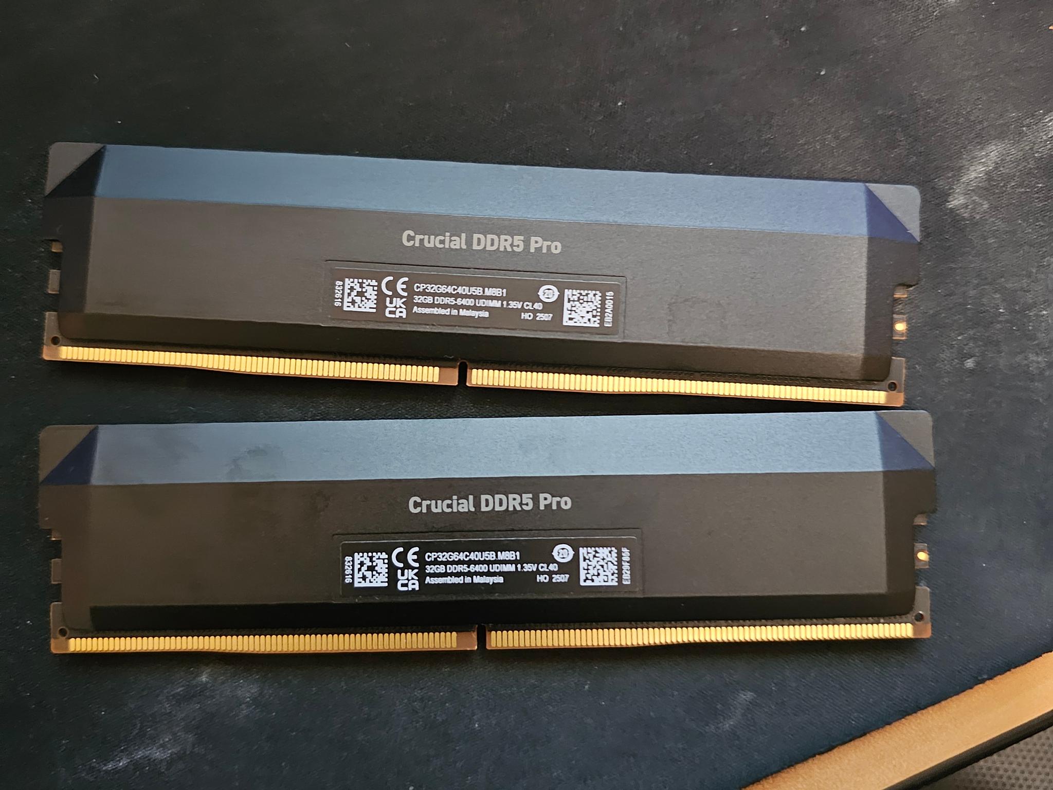 2×32 6400MHz DDR5 CP2K32G64C40U5B