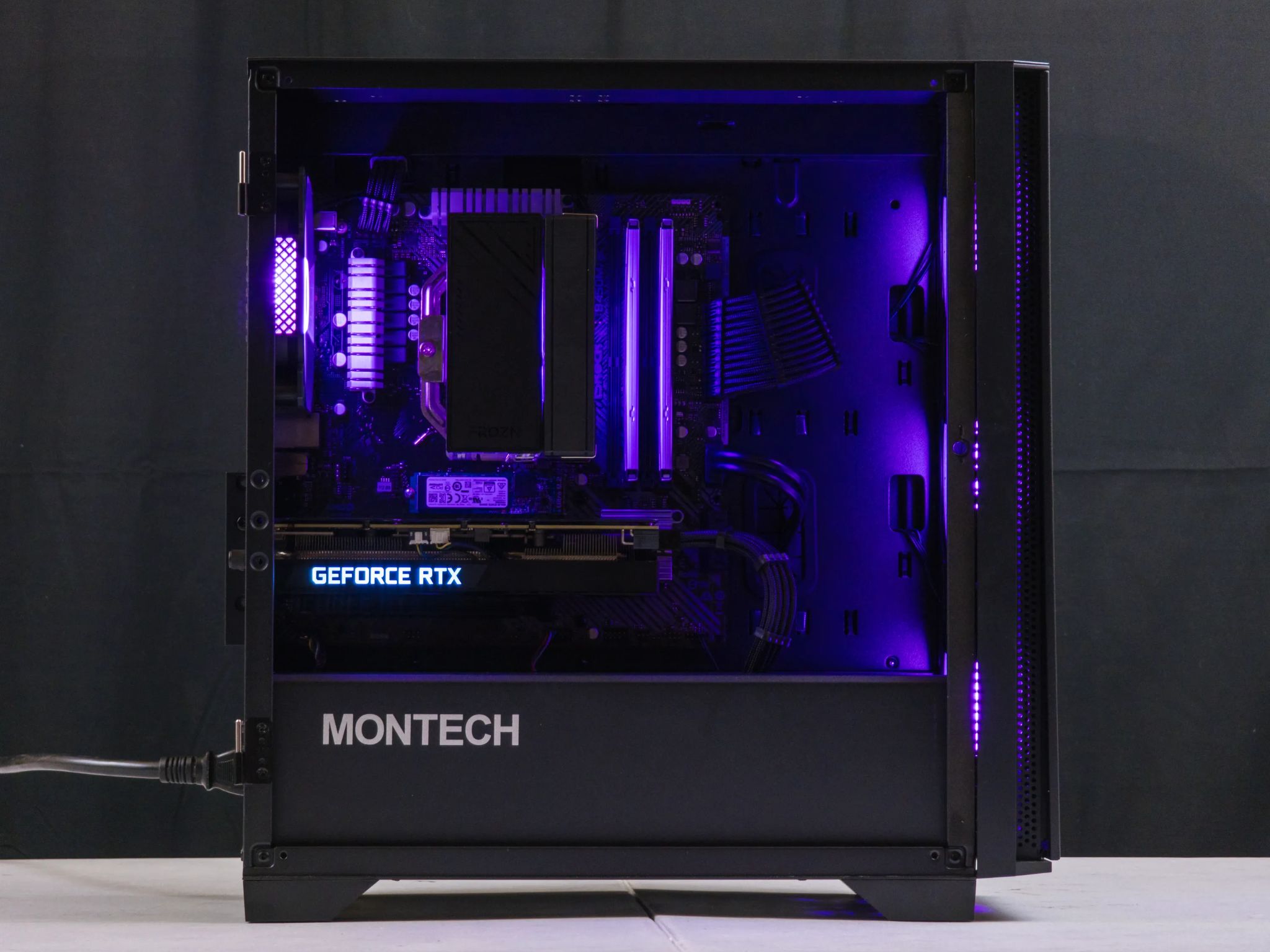 💜🖤 RTX 3060Ti / Ryzen 7 3700X / 32GB Gaming PC 🖤💜