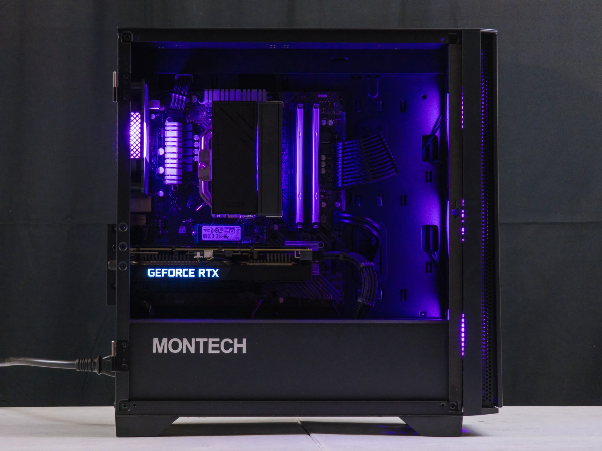 💜🖤 RTX 3060Ti / Ryzen 7 3700X / 32GB Gaming PC 🖤💜