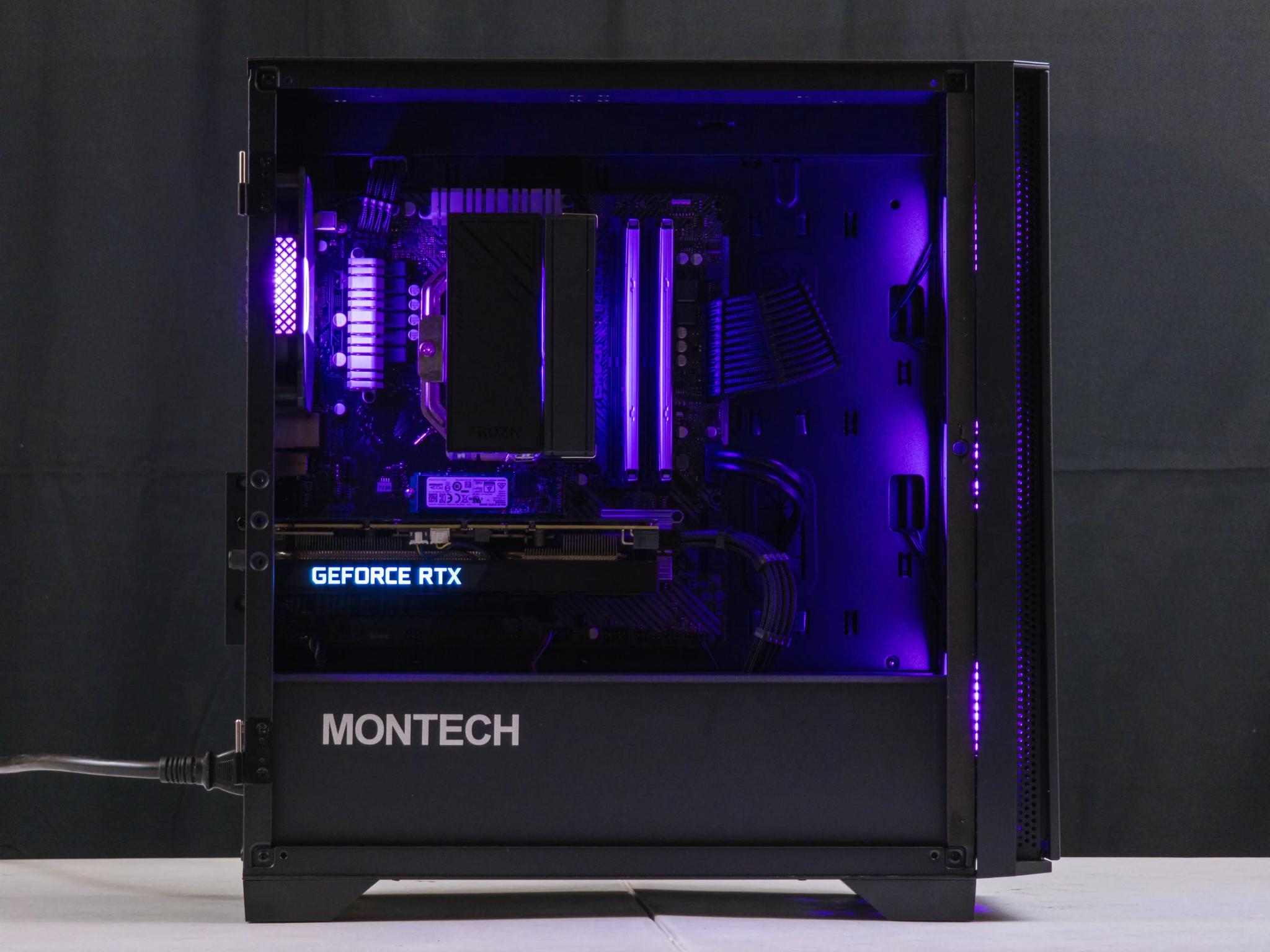 💜🖤 RTX 3060Ti / Ryzen 7 3700X / 32GB Gaming PC 🖤💜