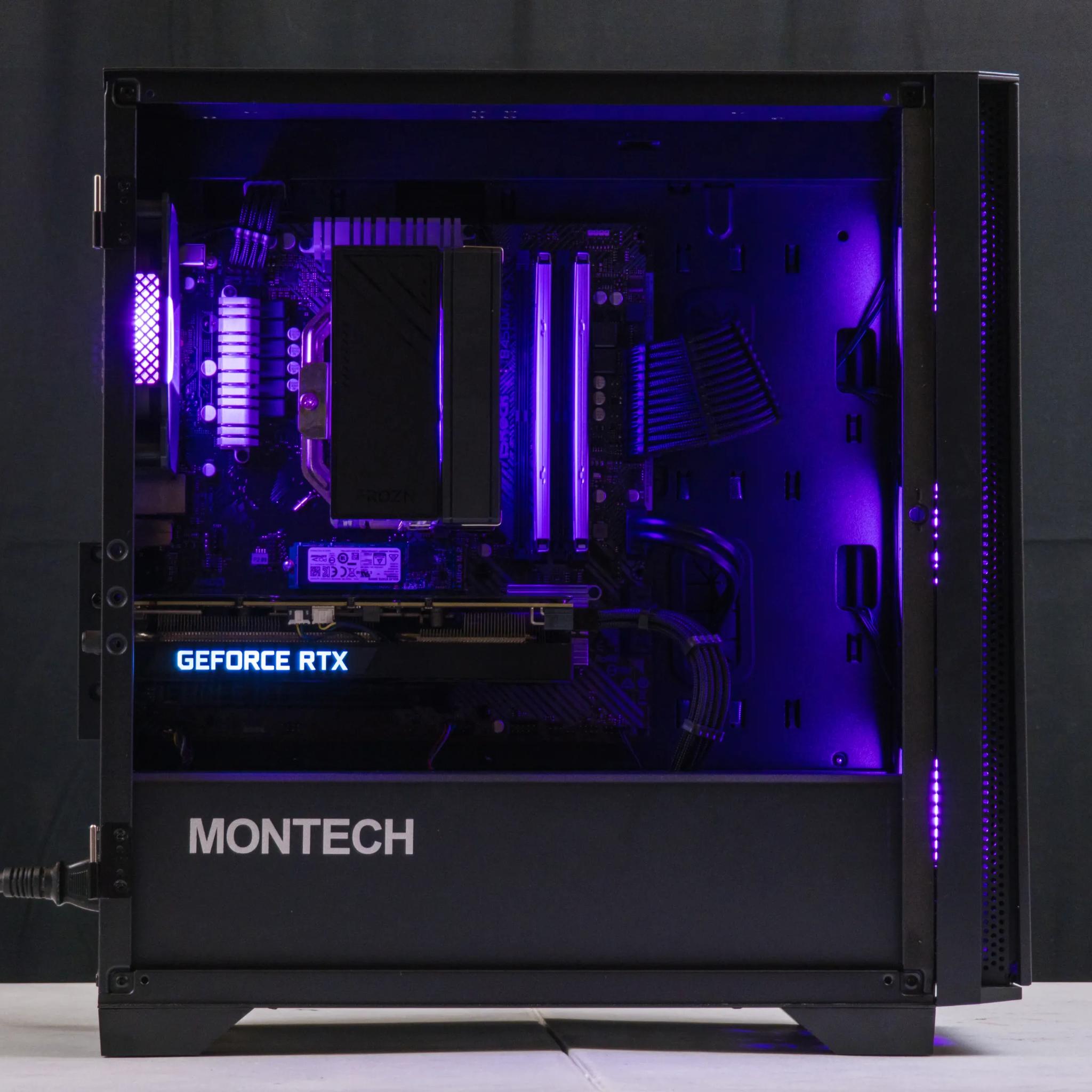 💜🖤 RTX 3060Ti / Ryzen 7 3700X / 32GB Gaming PC 🖤💜